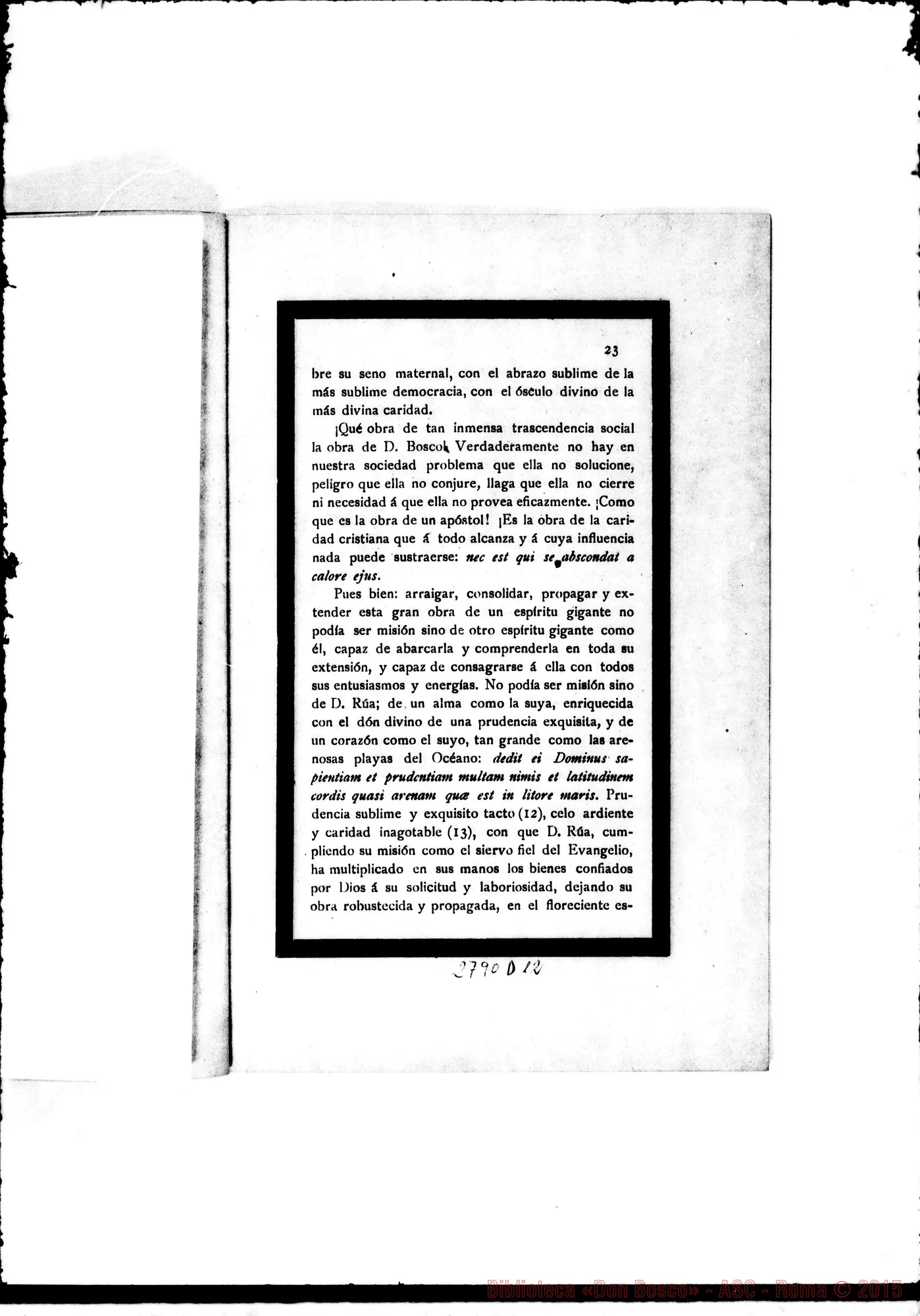 Fotogramma D 12 — Utrera (Sevilla-Spagna): D. Rafael González Merchant, can., il 18-04-1910
