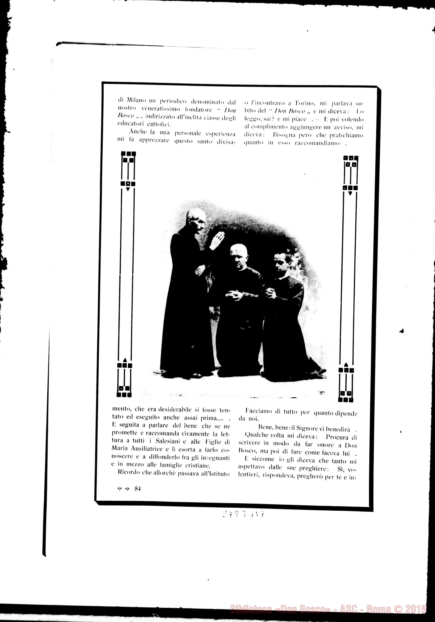 Fotogramma B 7 — Milano: «Il Don Bosco»: In memoria di Don Michele Rua. -05-1910