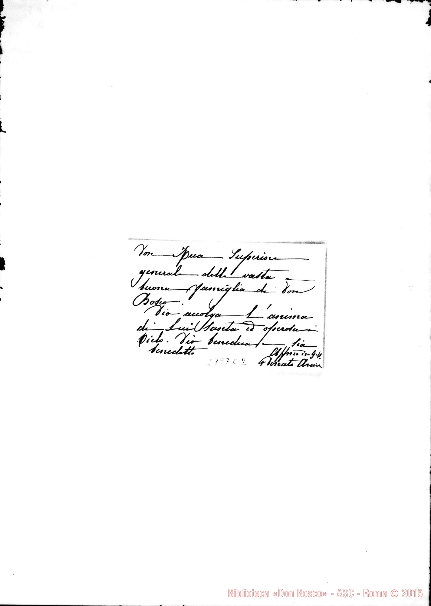 Fotogramma C 2 — Velluti Zati Donato, arciv. tit. di Patrasso