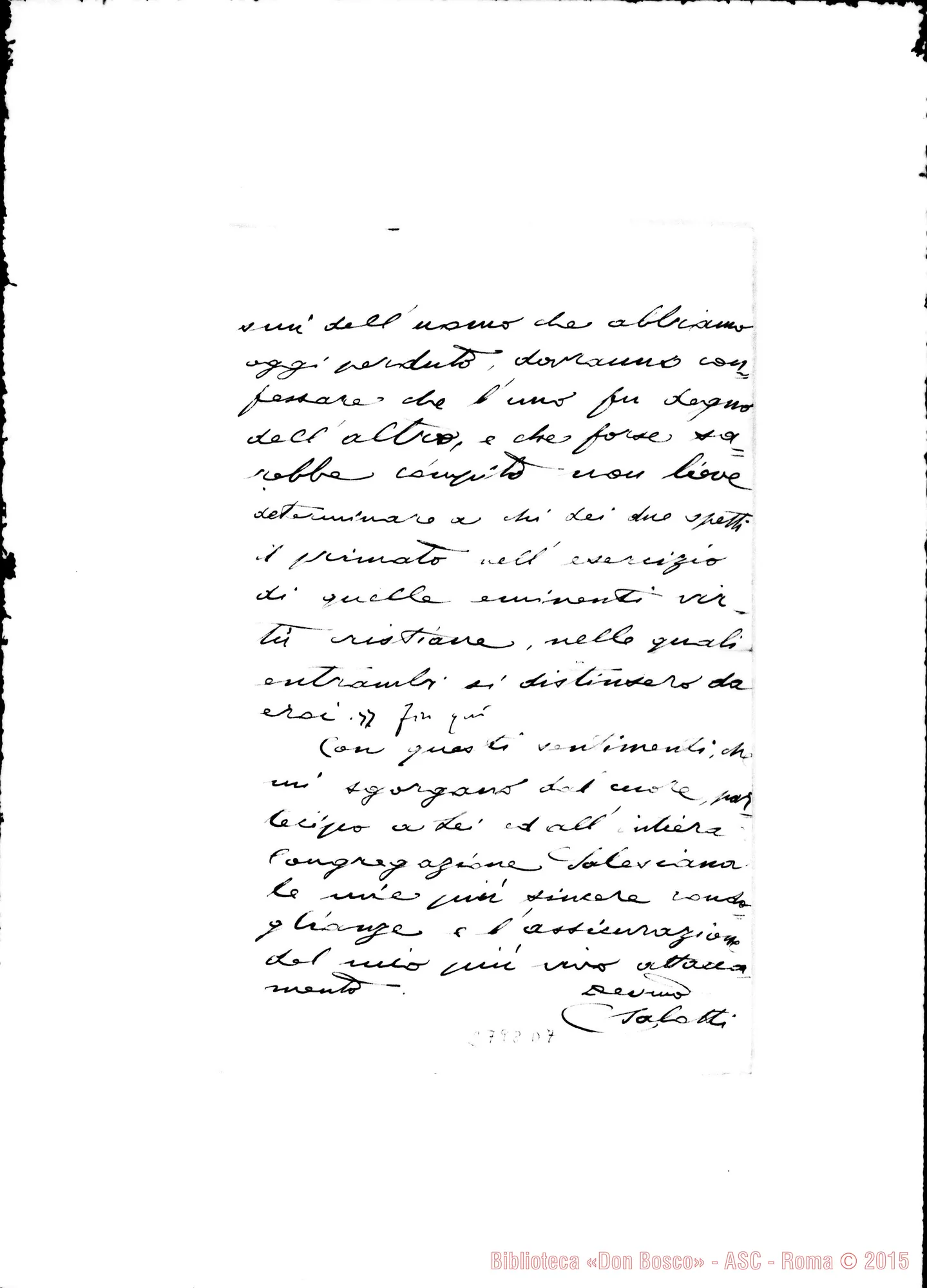 Fotogramma D 7 — Salotti Carlo, mons., avv.