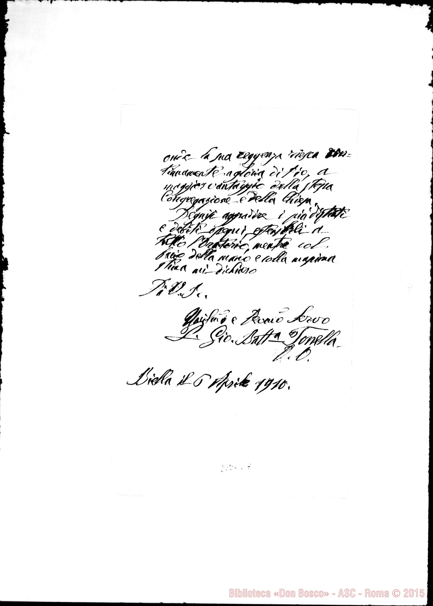Fotogramma C 7 — Fonella Giov.Battista. Biella