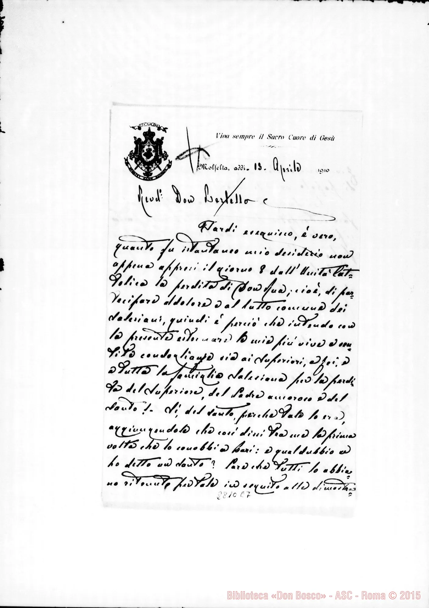 Fotogramma E 7 — Gagliardi Godadela Domenico. Molfetta