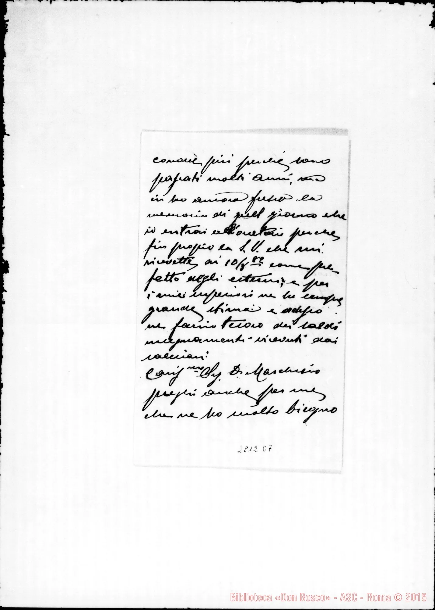 Fotogramma D 7 — Massarotti Luigi, prof.. Vienna (Austria)