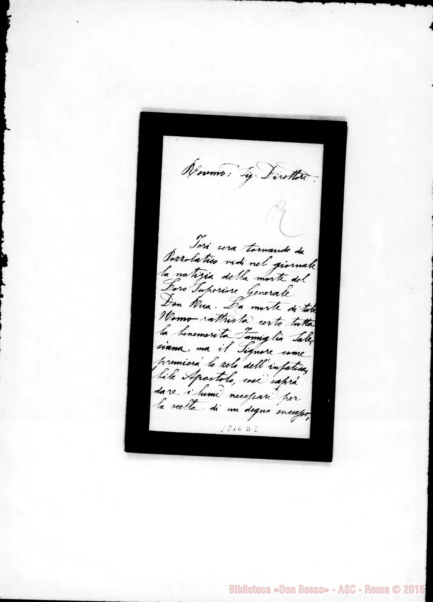 Fotogramma D 2 — Valdambrini Luigi, dirett. Scuola Elementare. Firenze