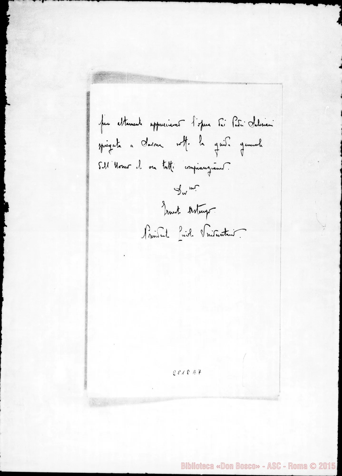 Fotogramma E 7 — Federazione Universitaria Cattolica Italiana. Savona. Ernesto A.
