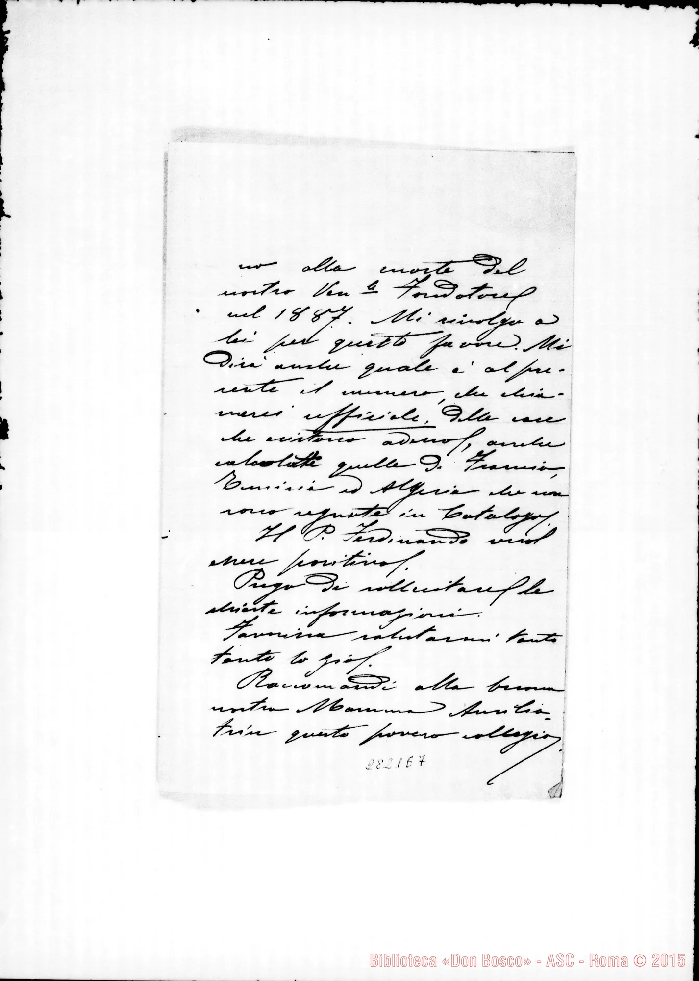 Fotogramma E 7 — Loreto: D. Giovanni Battista Albera, SDB