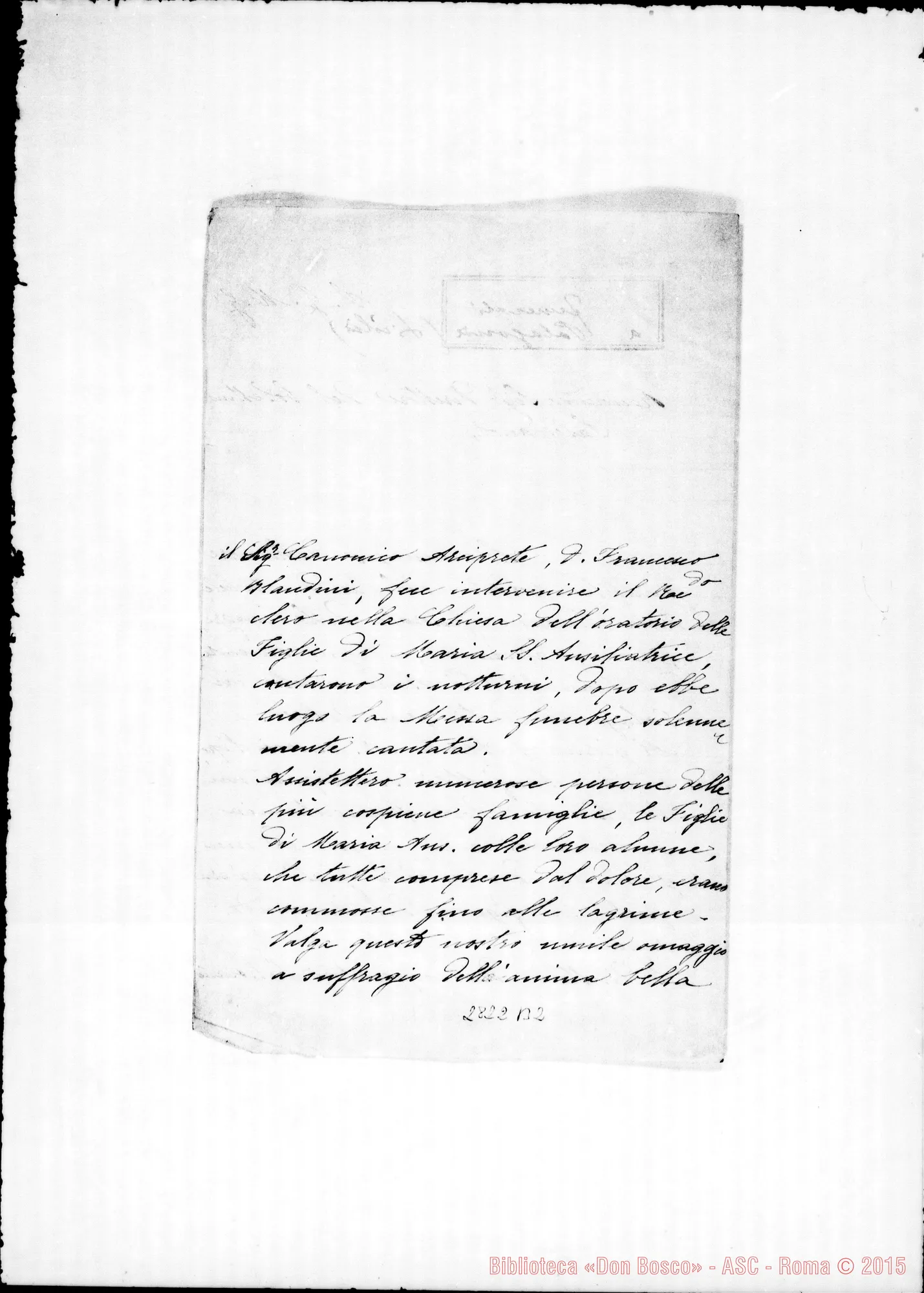 Fotogramma B 2 — Palagonia (Sicilia): un cooperatore salesiano