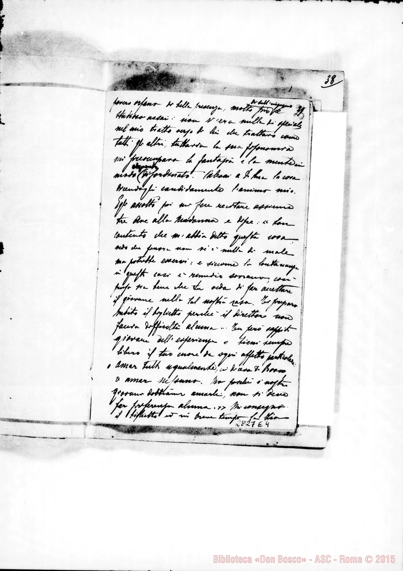 Fotogramma E 4 — Anzini Abbondio, SDB: Per la memoria di D. Rua. Vol.I