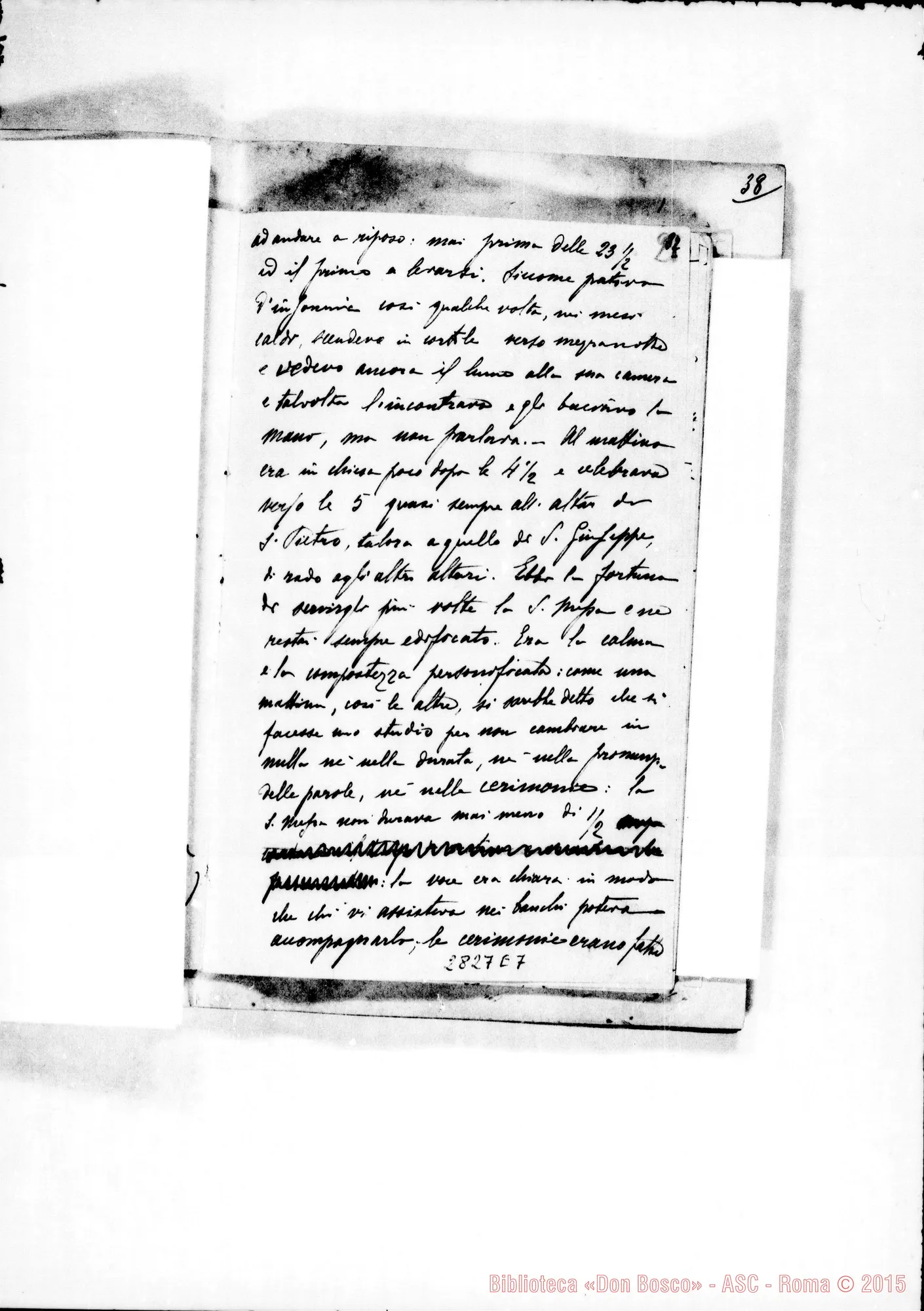 Fotogramma E 7 — Anzini Abbondio, SDB: Per la memoria di D. Rua. Vol.I