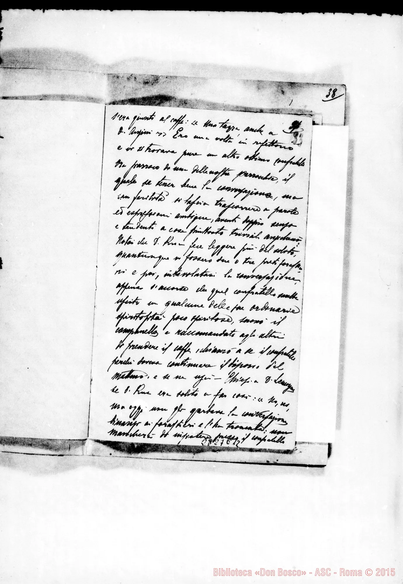 Fotogramma E 12 — Anzini Abbondio, SDB: Per la memoria di D. Rua. Vol.I