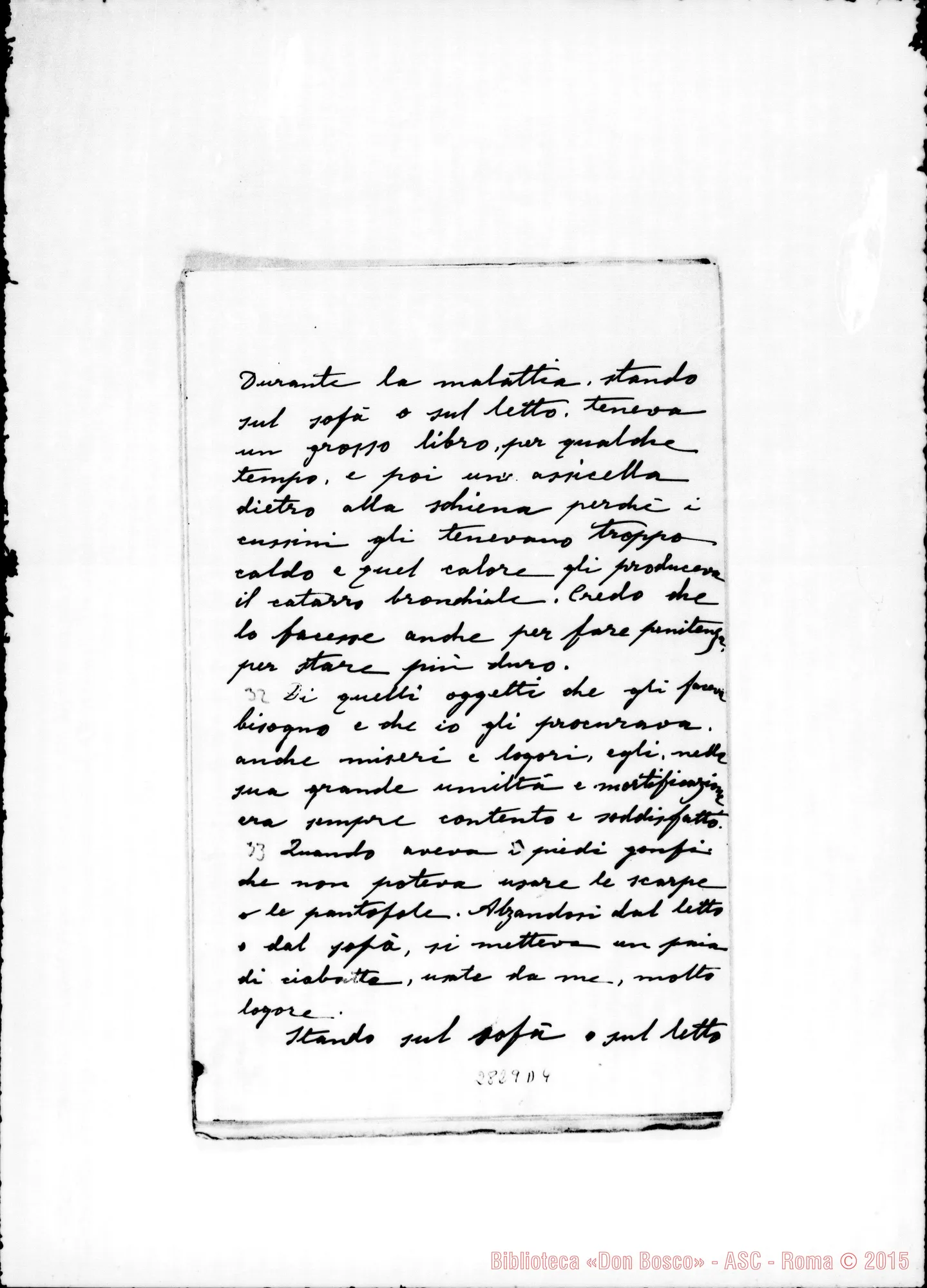 Fotogramma D 4 — Balestra Giuseppe, SDB: Per la memoria di D. Rua