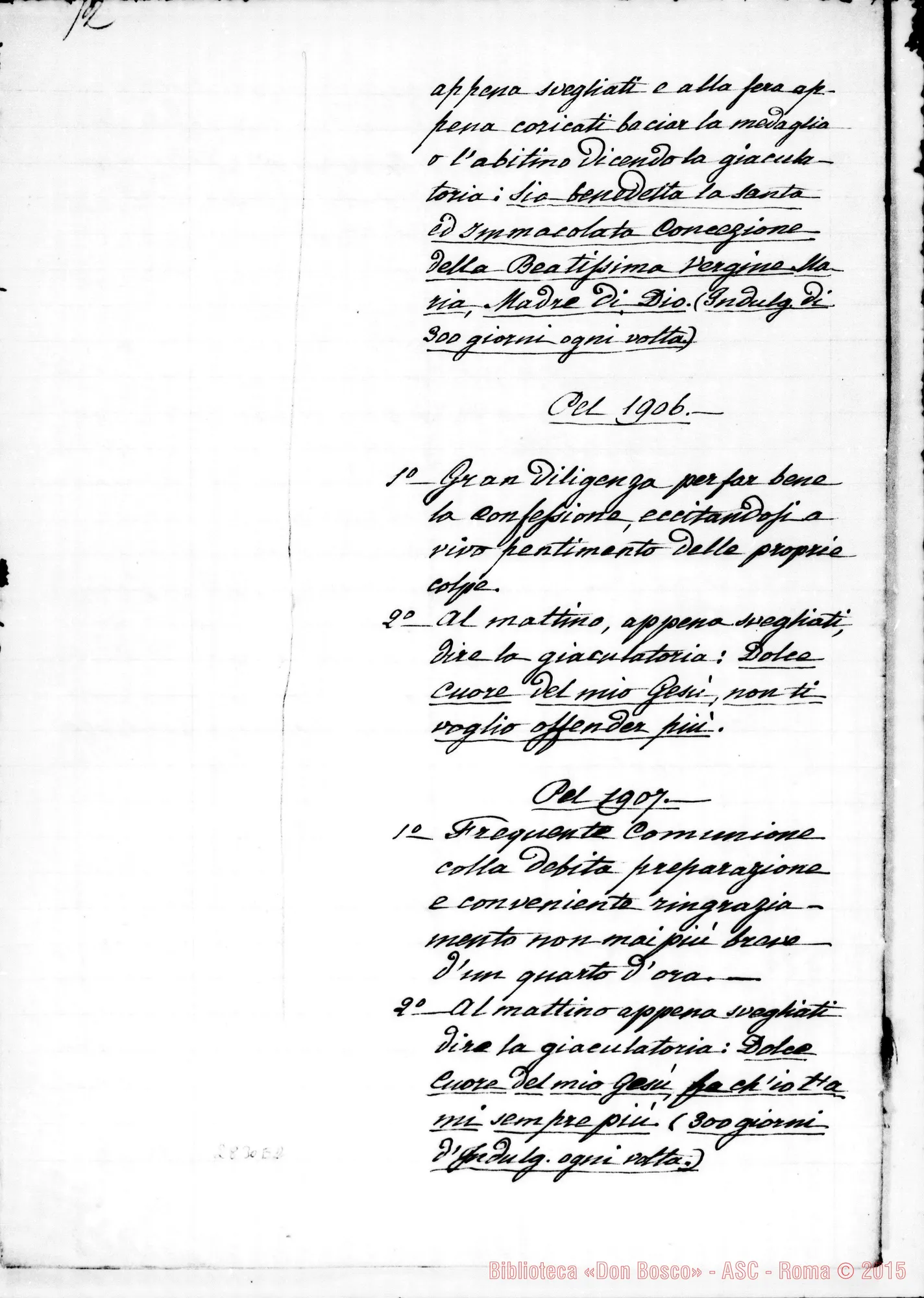 Fotogramma E 2 — Berto Gioachino, SDB: Notizie su D. Rua