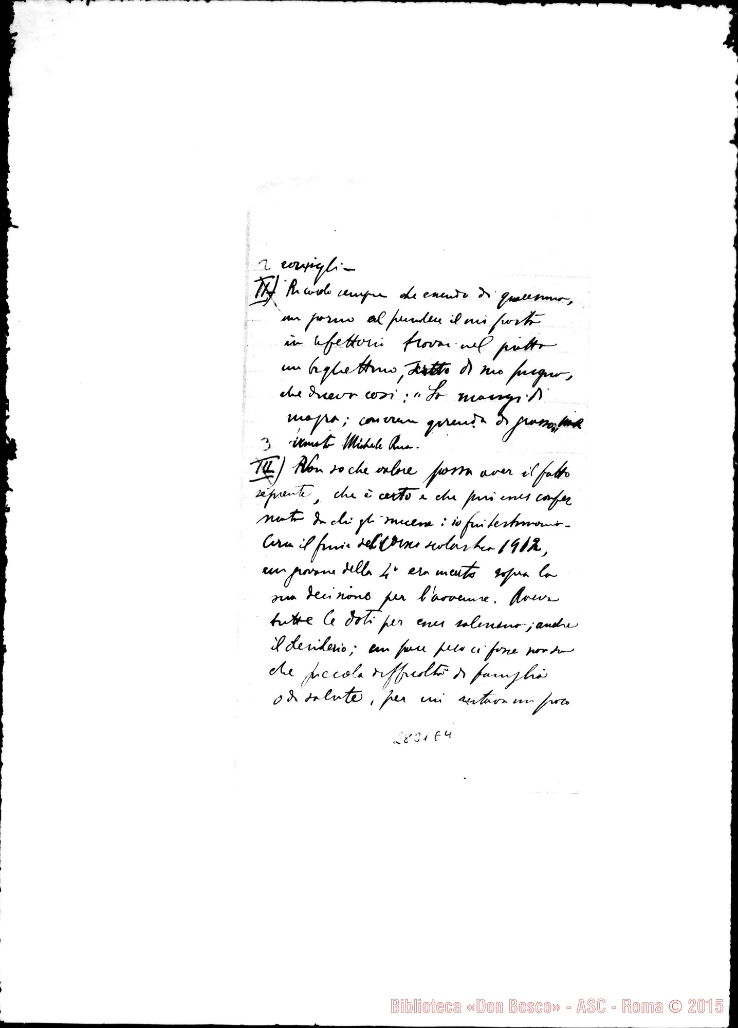 Fotogramma E 4 — Binelli D. Giuseppe: Per la vita di D. Rua