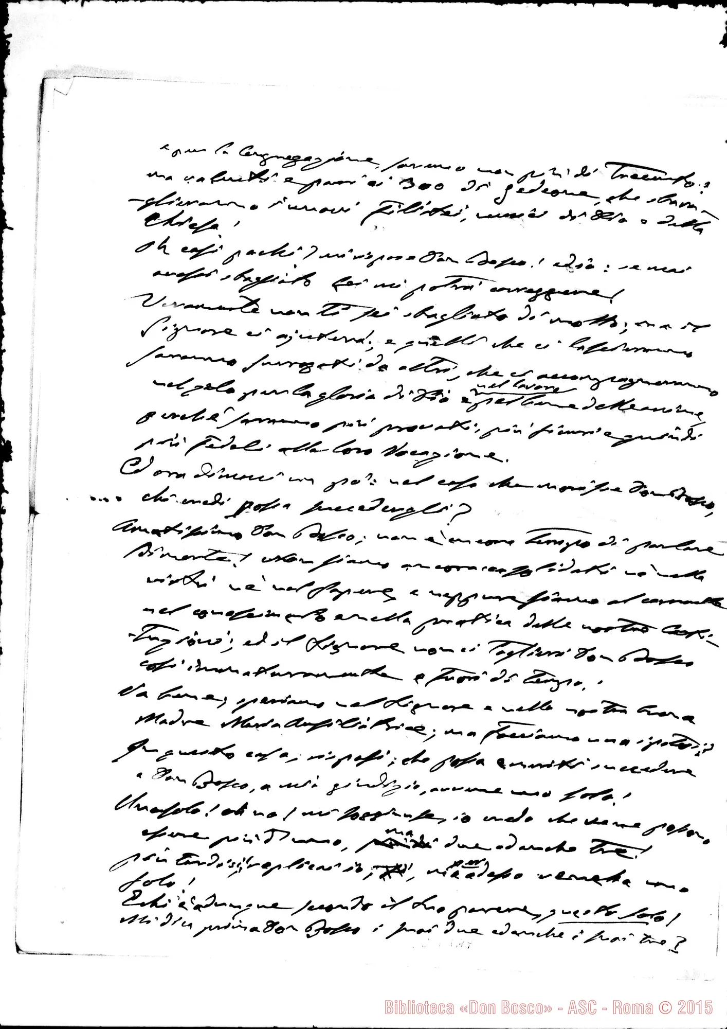 Fotogramma A 7 — Cagliero Giovanni, vesc.: «Fratres, mementote proepositorum vestrorum…»