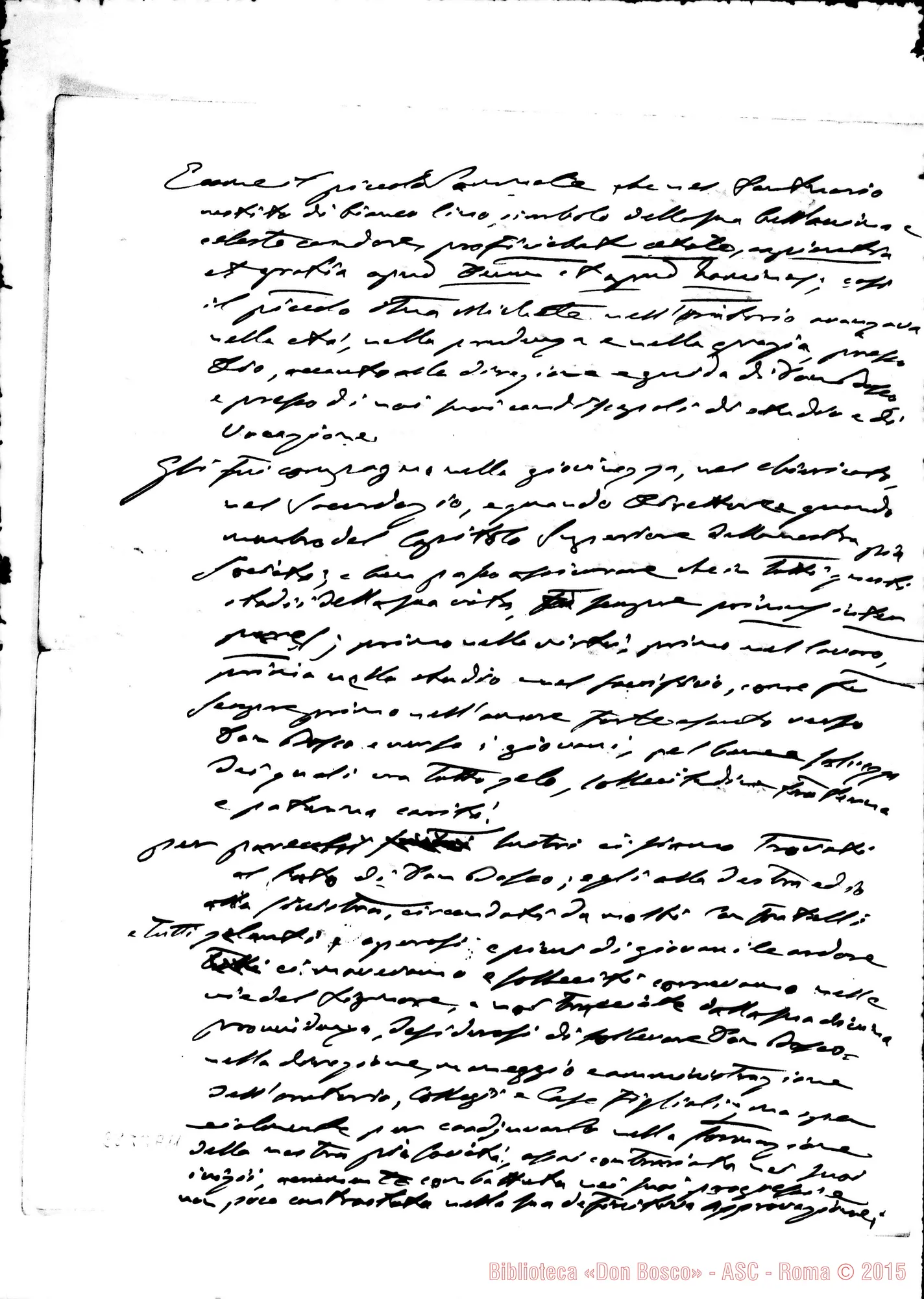 Fotogramma A 11 — Cagliero Giovanni, vesc.: «Fratres, mementote proepositorum vestrorum…»
