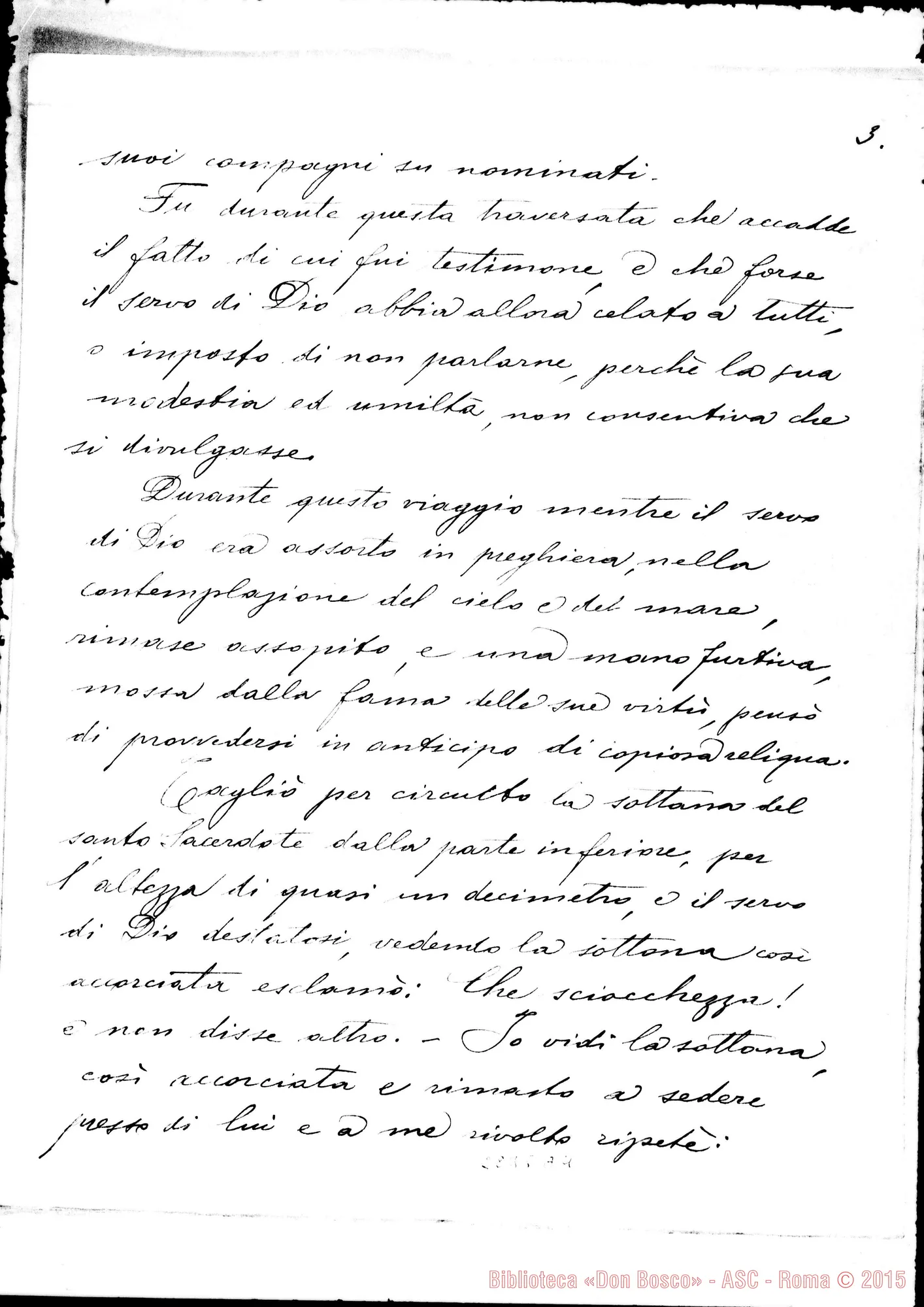 Fotogramma A 4 — Casamichela Giovanni, prof.: «In Dei nomine». Testimonianza