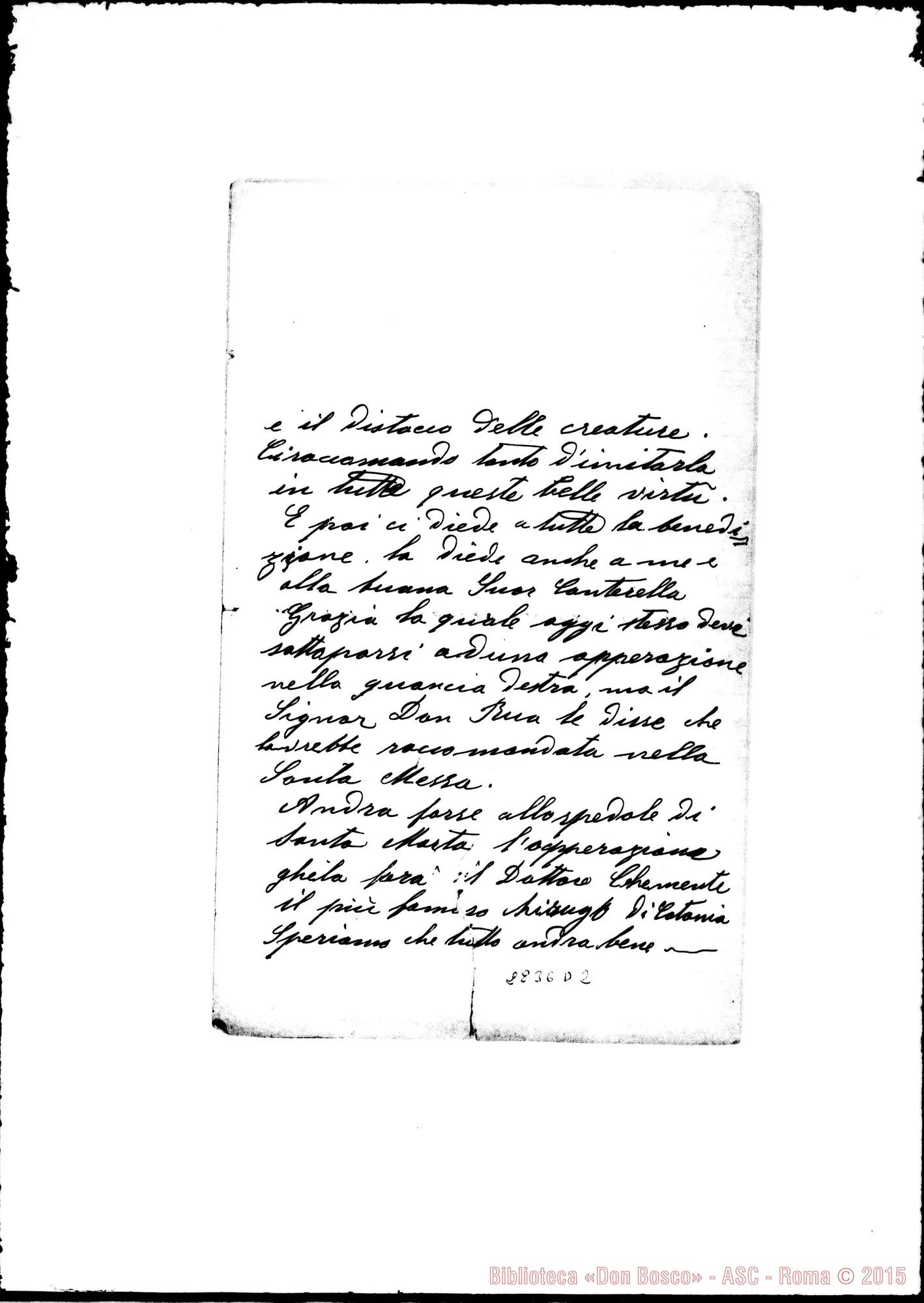 Fotogramma D 2 — Suor Carlotta Pestarino - Rev.ma Madre
