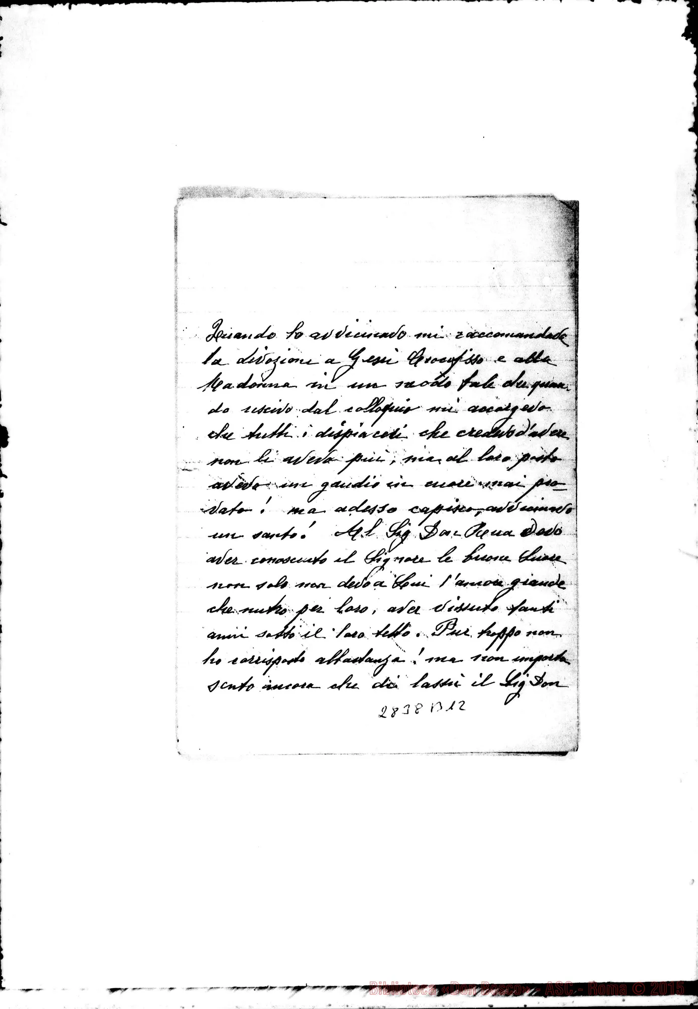 Fotogramma B 12 — De Marchi Treves, ex-allieva: Lettera A Madre Arrighi