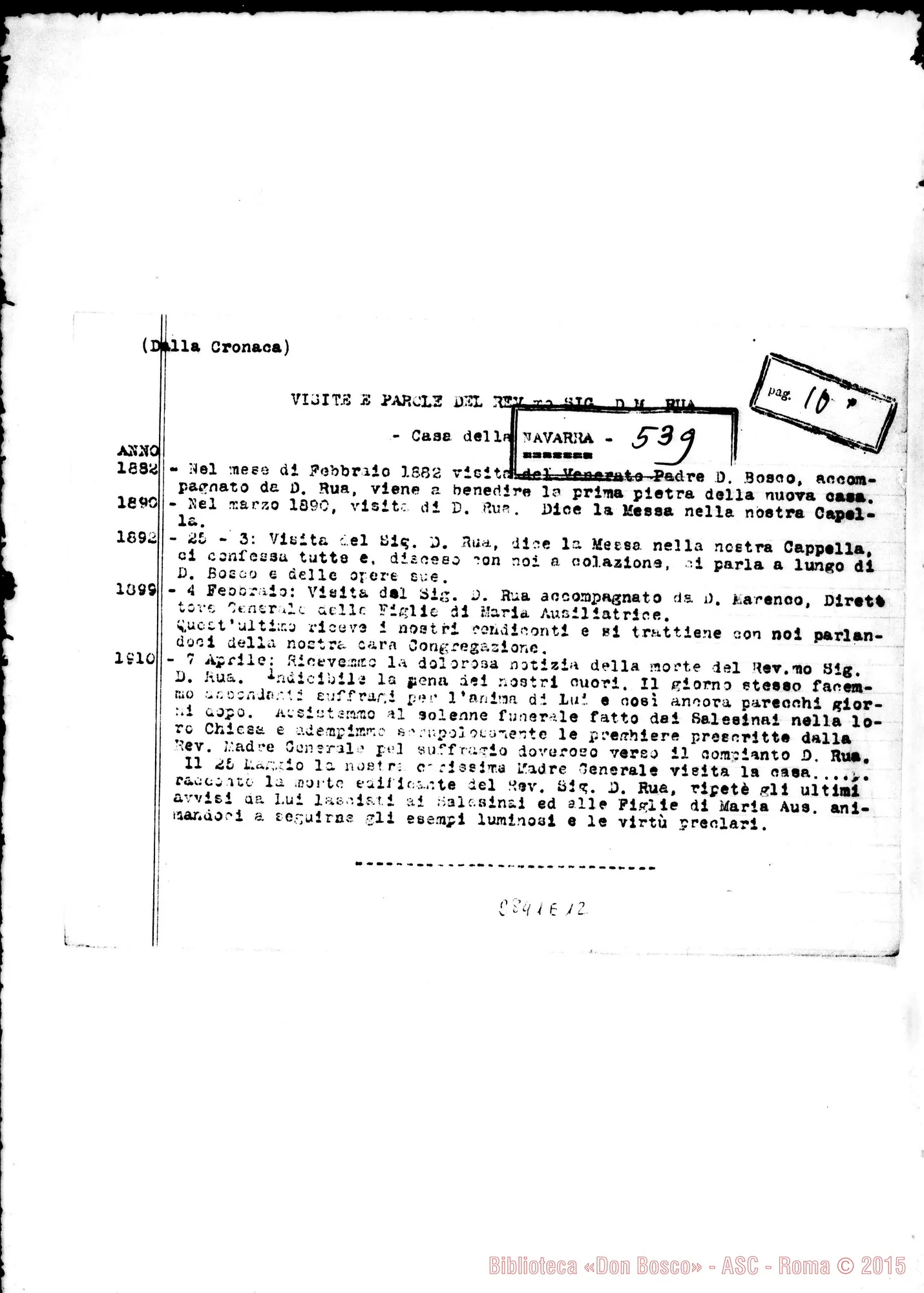 Fotogramma E 12