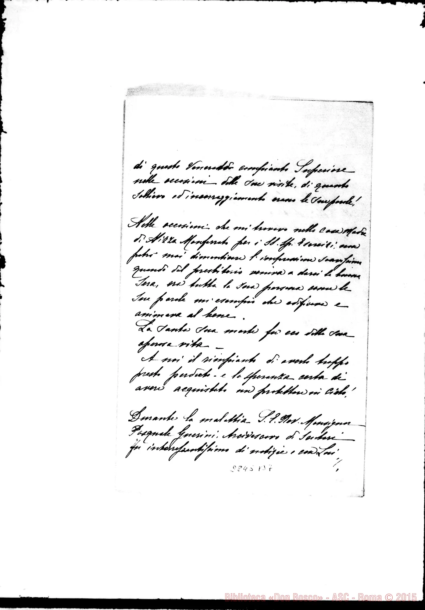 Fotogramma B 7 — Frette Anna, Suora FMA: Per la memoria di D. Rua