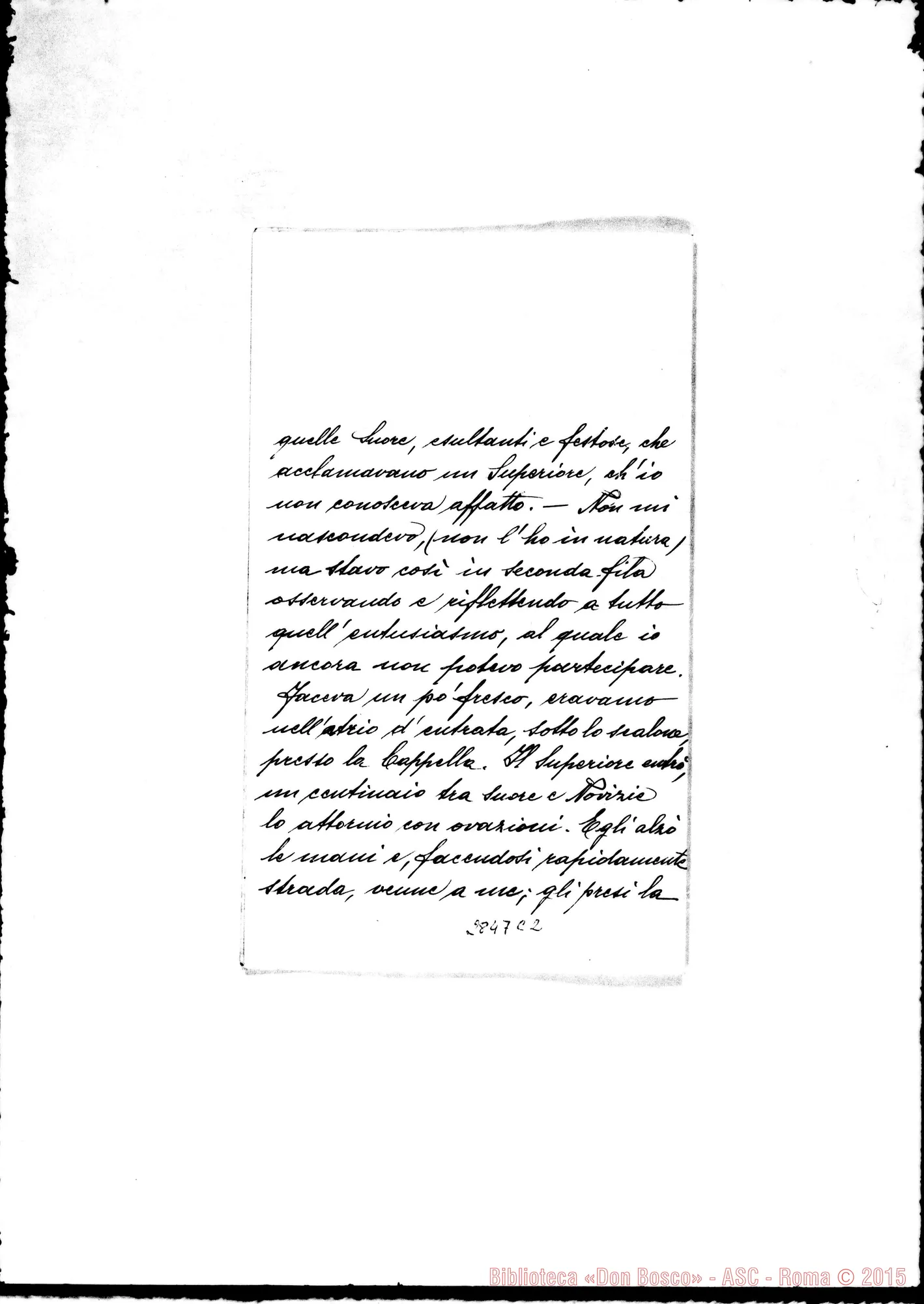 Fotogramma C 2 — Gironcoli Regina, suora: Lettera A Rev.do Signore. Padova, 4-06-1933