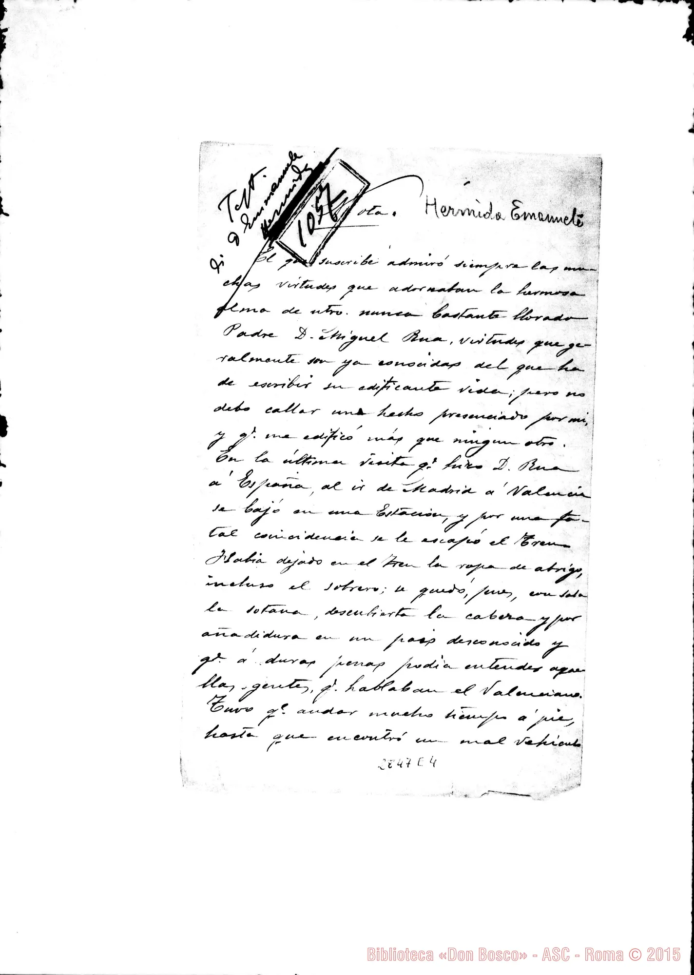 Fotogramma E 4 — Hermida Manuel, SDB: Testimonianza su D. Rua