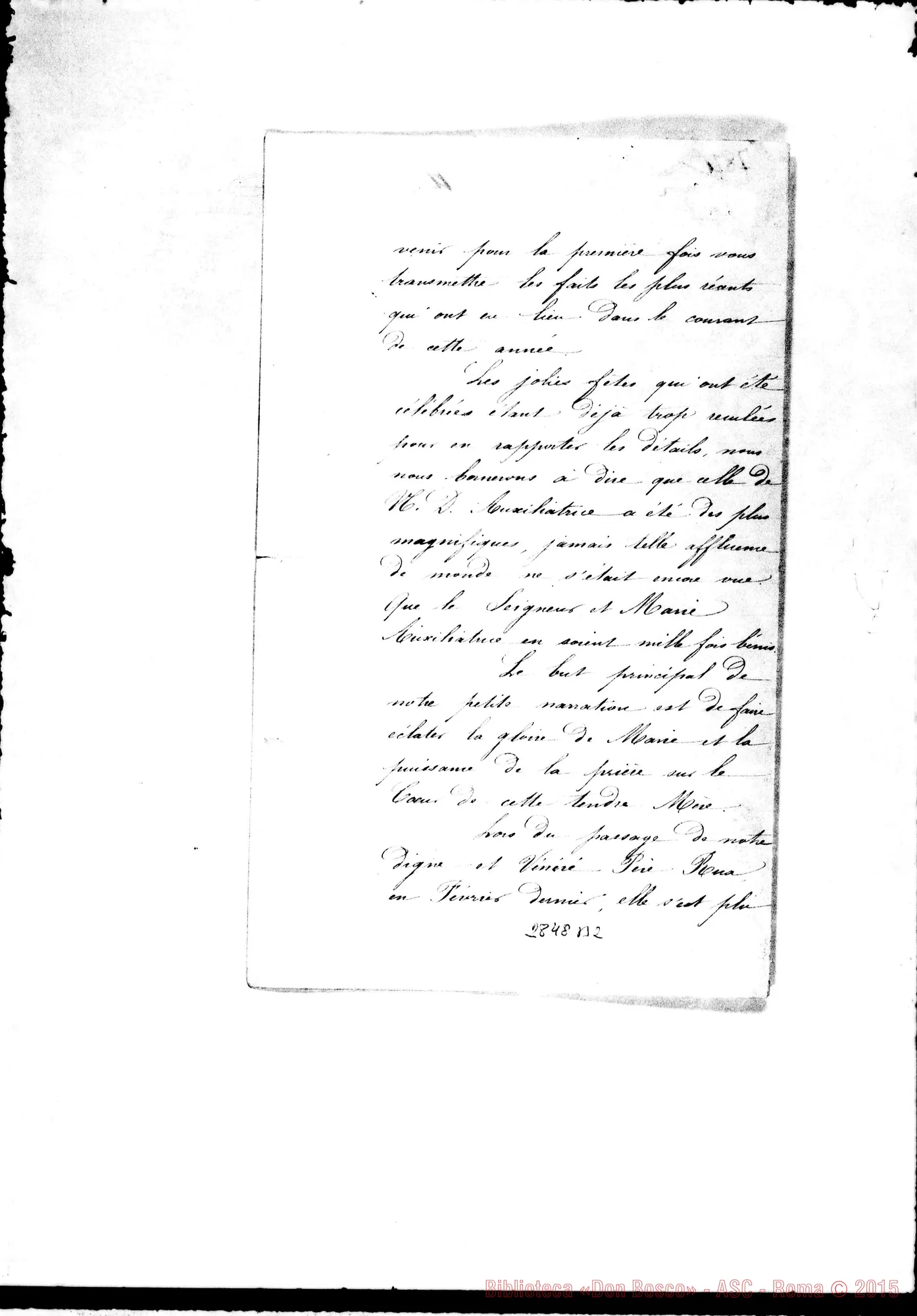 Fotogramma B 2 — Suor Hugues - Monsieur l’Abbé. S.Cyr, 5-09-1890