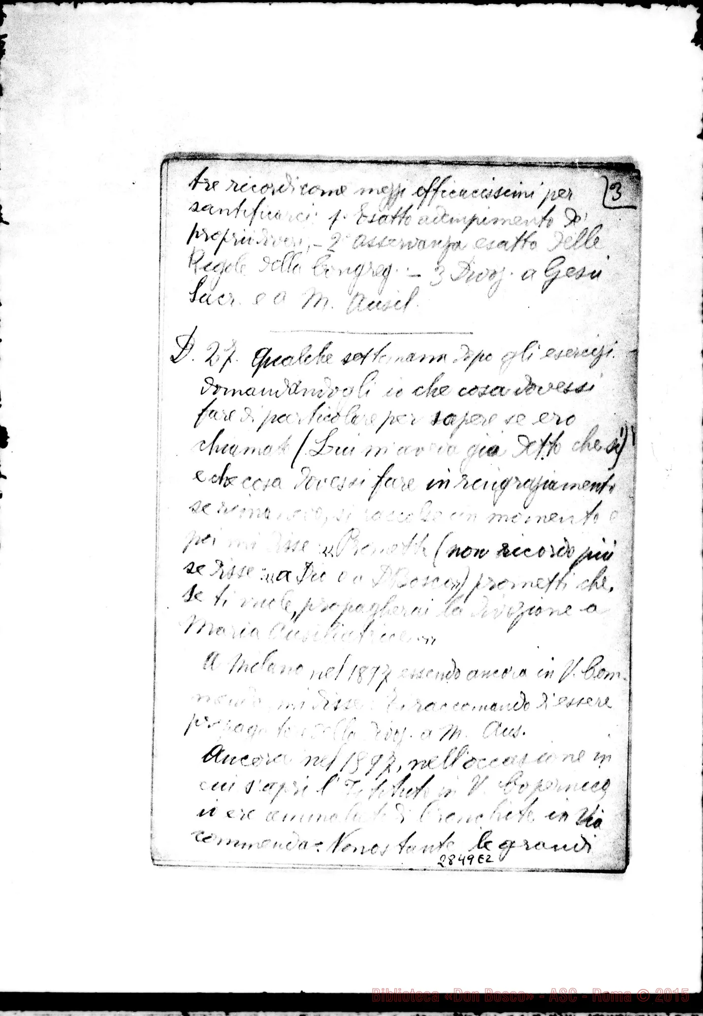 Fotogramma E 2 — Maccono Francesco, SDB: Memorie su D. Rua