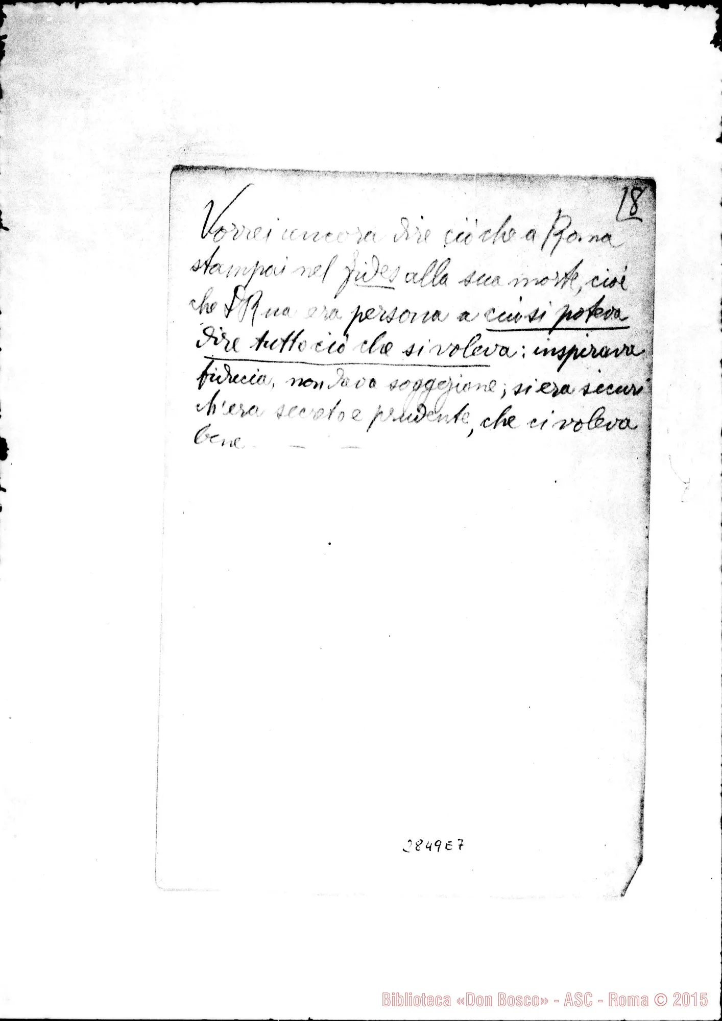 Fotogramma E 7 — Maccono Francesco, SDB: Memorie su D. Rua