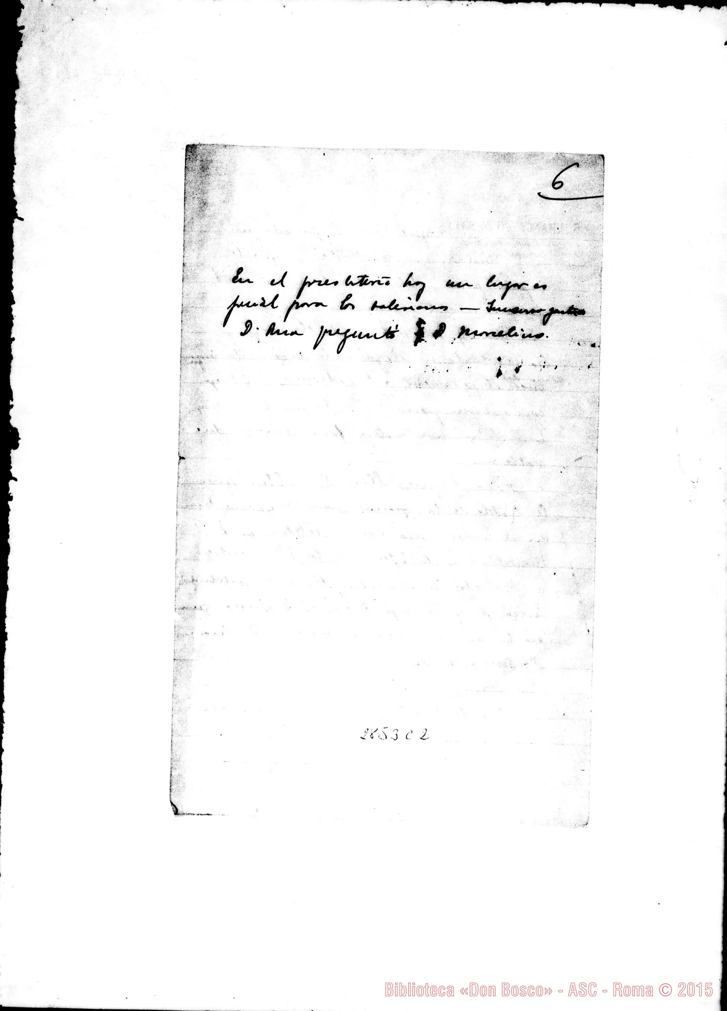 Fotogramma C 2 — Pagliere Stefano, SDB: Note sulla vita di D. Rua