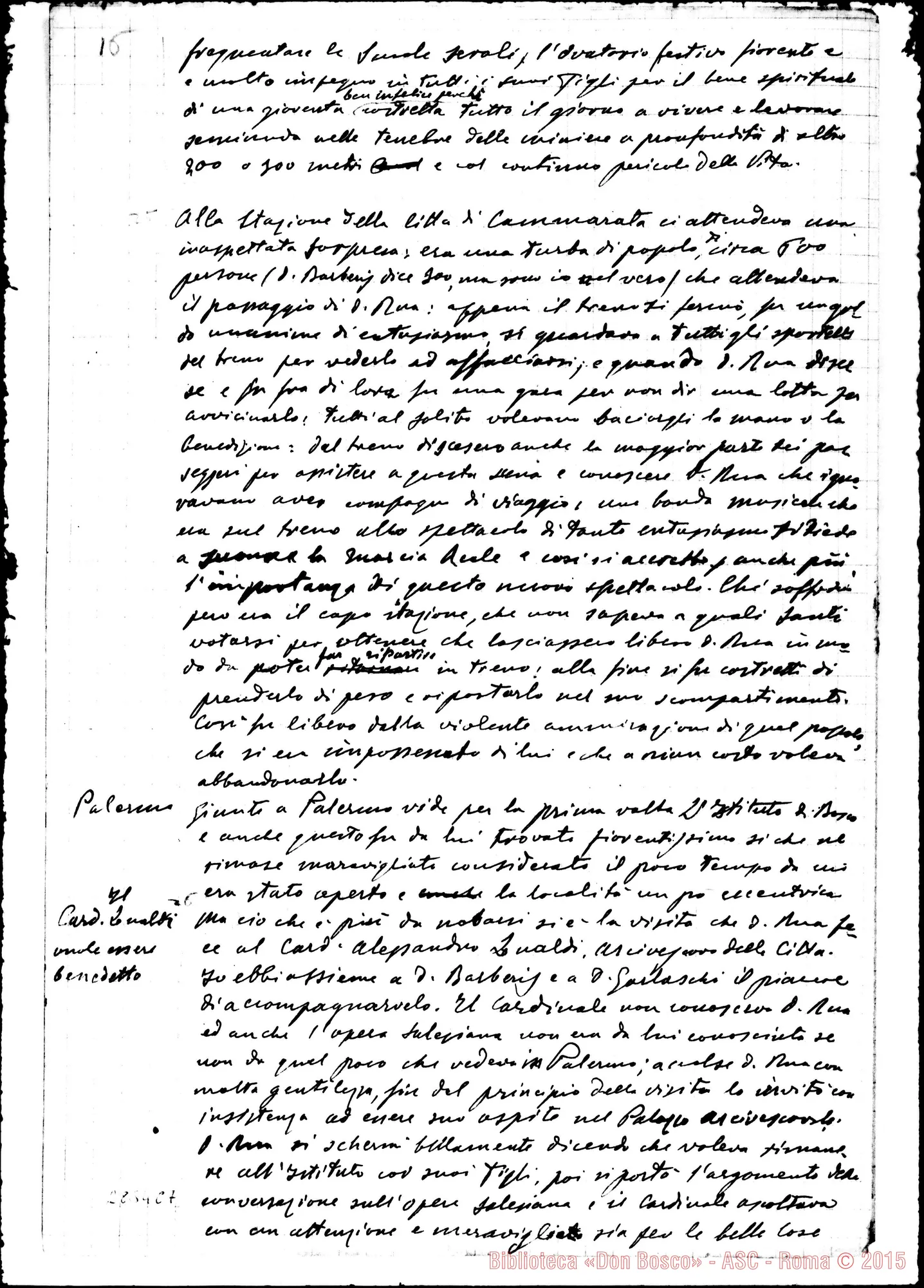Fotogramma C 7 — Brevi appunti E memorie sulla vita di D. Rua