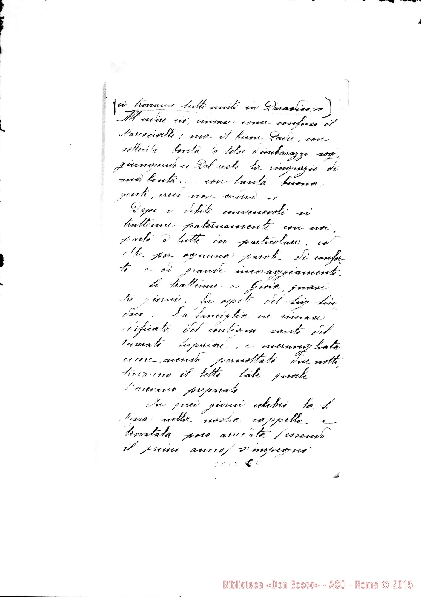 Fotogramma C 11 — Ponzone Margherita, suora FMA: In memoria del Venerato Sig. D. Rua
