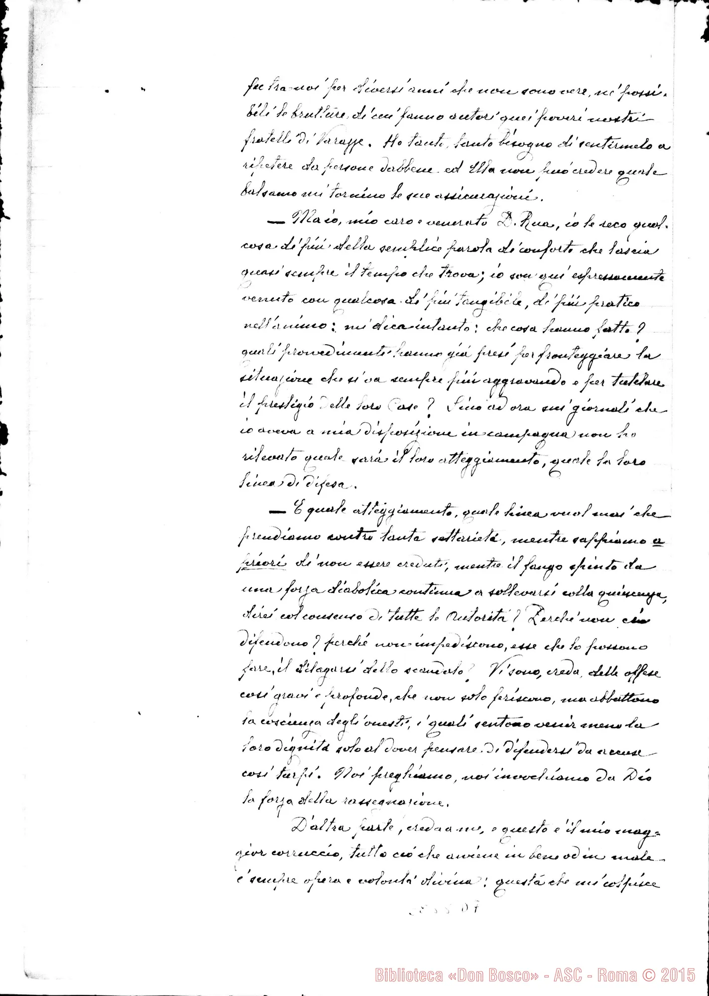 Fotogramma D 7 — Possetto Giovanni, prof.: Per la storia E biografia di Don Rua