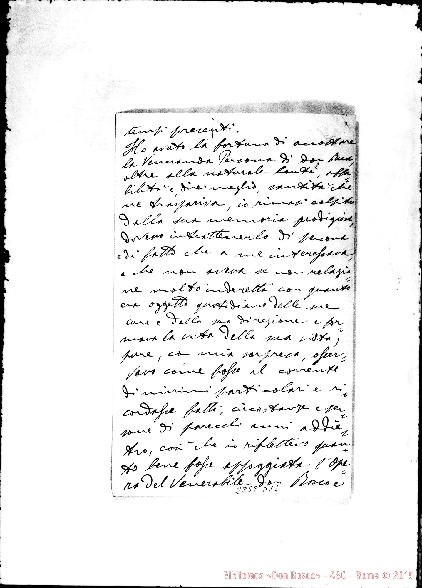 Fotogramma D 12 — Ripa Emilio: Lettera A D. Rinaldi. Torino, 18-06-1910