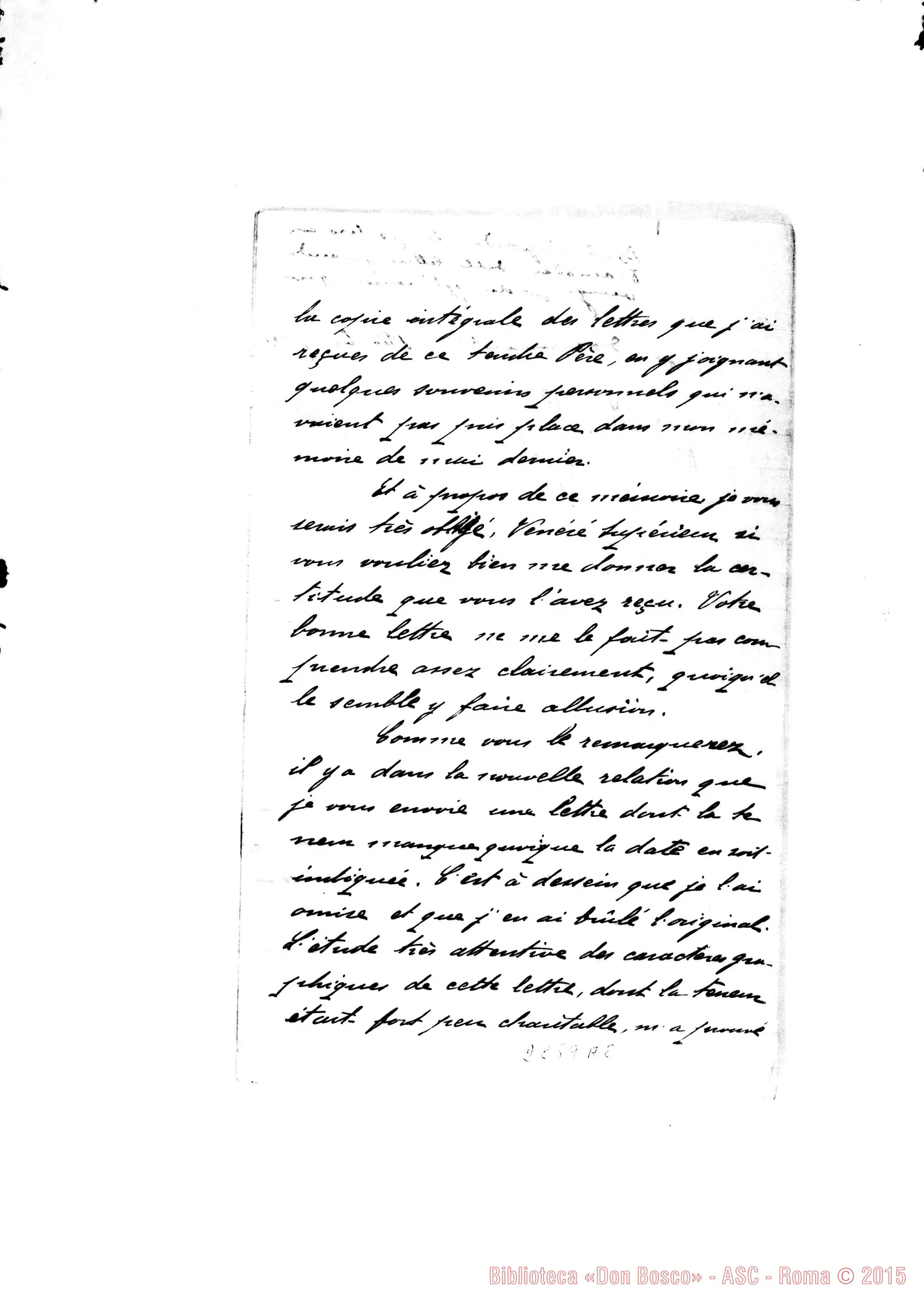 Fotogramma A 8 — Lettera A D. Rinaldi. Niterói, 11-08-1910. Autogr. di D. Rinaldi