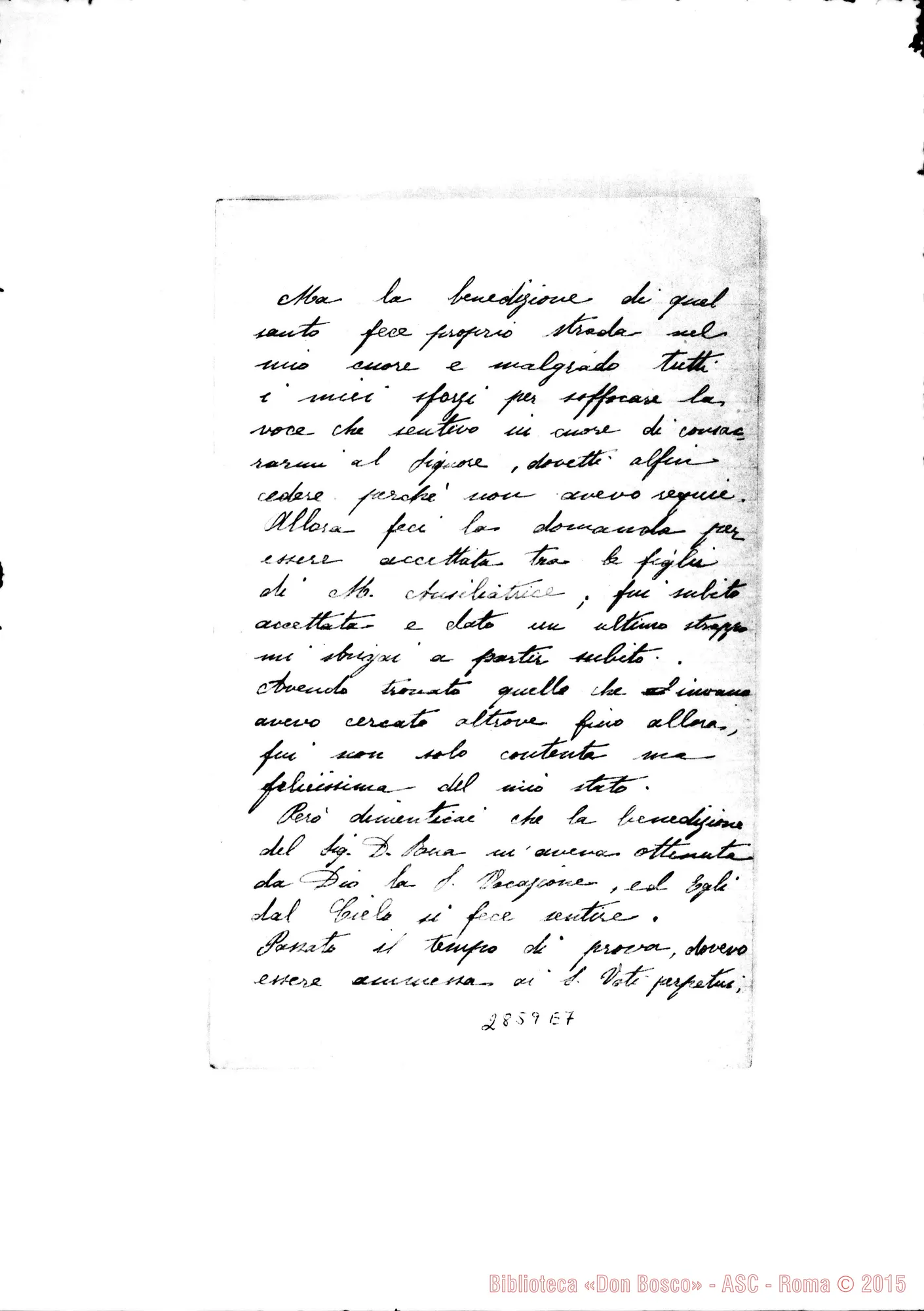 Fotogramma E 7 — Per riconoscenza al Sig. D. Rua