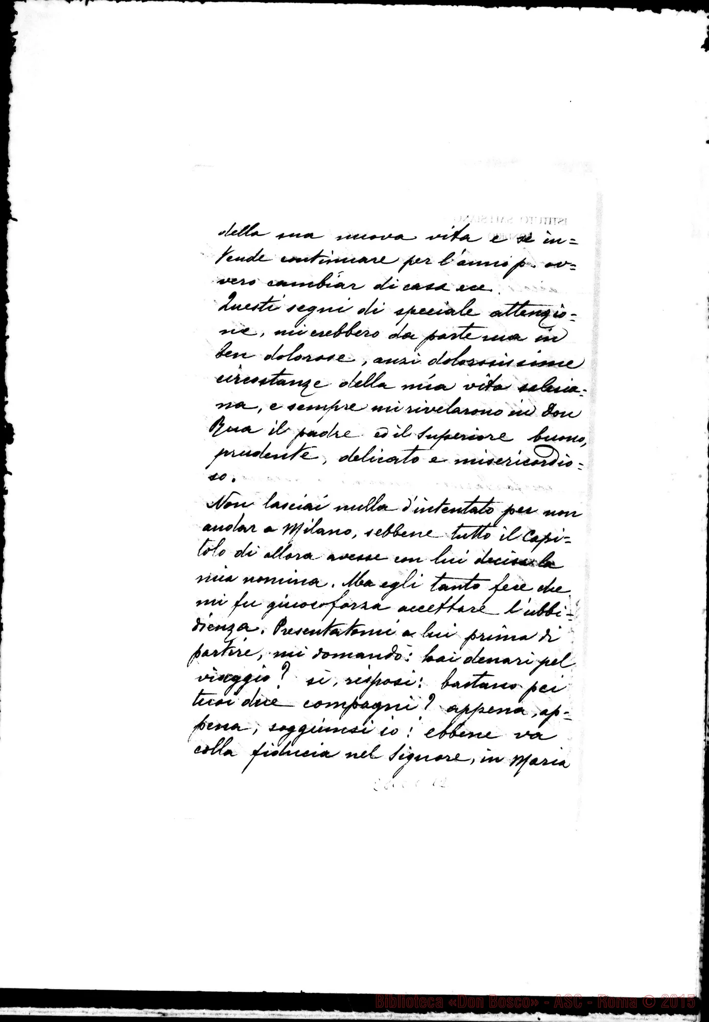 Fotogramma C 12 — Saluzzo Lorenzo, SDB: Lettera A D. Amadei su D. Rua