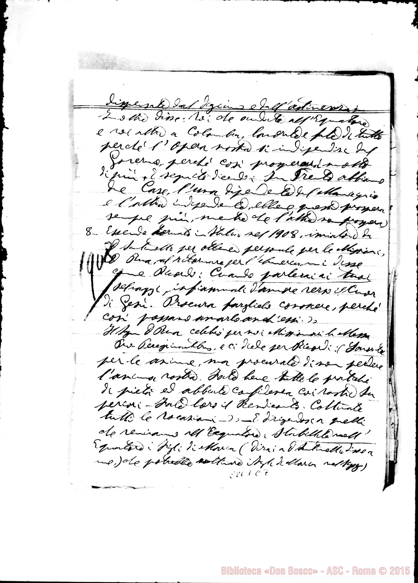Fotogramma C 7 — Spinelli Francesco, sac.: Notizie su D. Rua