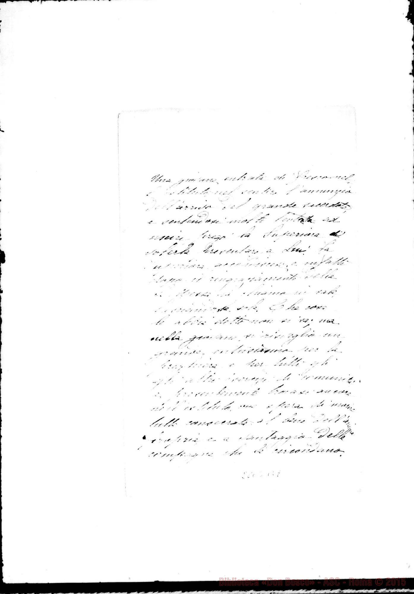 Fotogramma B 7 — Testa Teresa, del Rifugio: Testimonianza su D. Rua: Pazienza