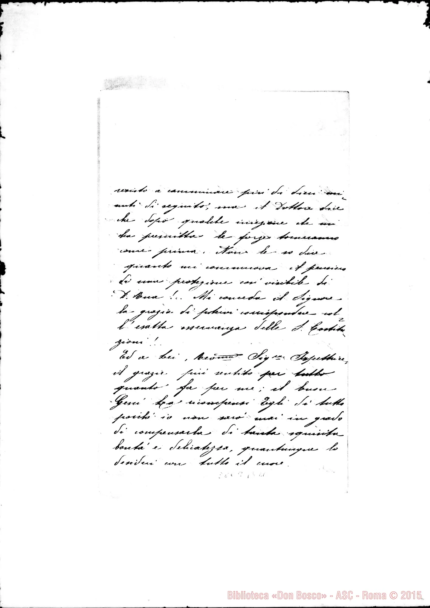 Fotogramma B 11 — Tittoni Maria, suora FMA: Lettera all’Ispettrice. Bertulla, 18-06-1913