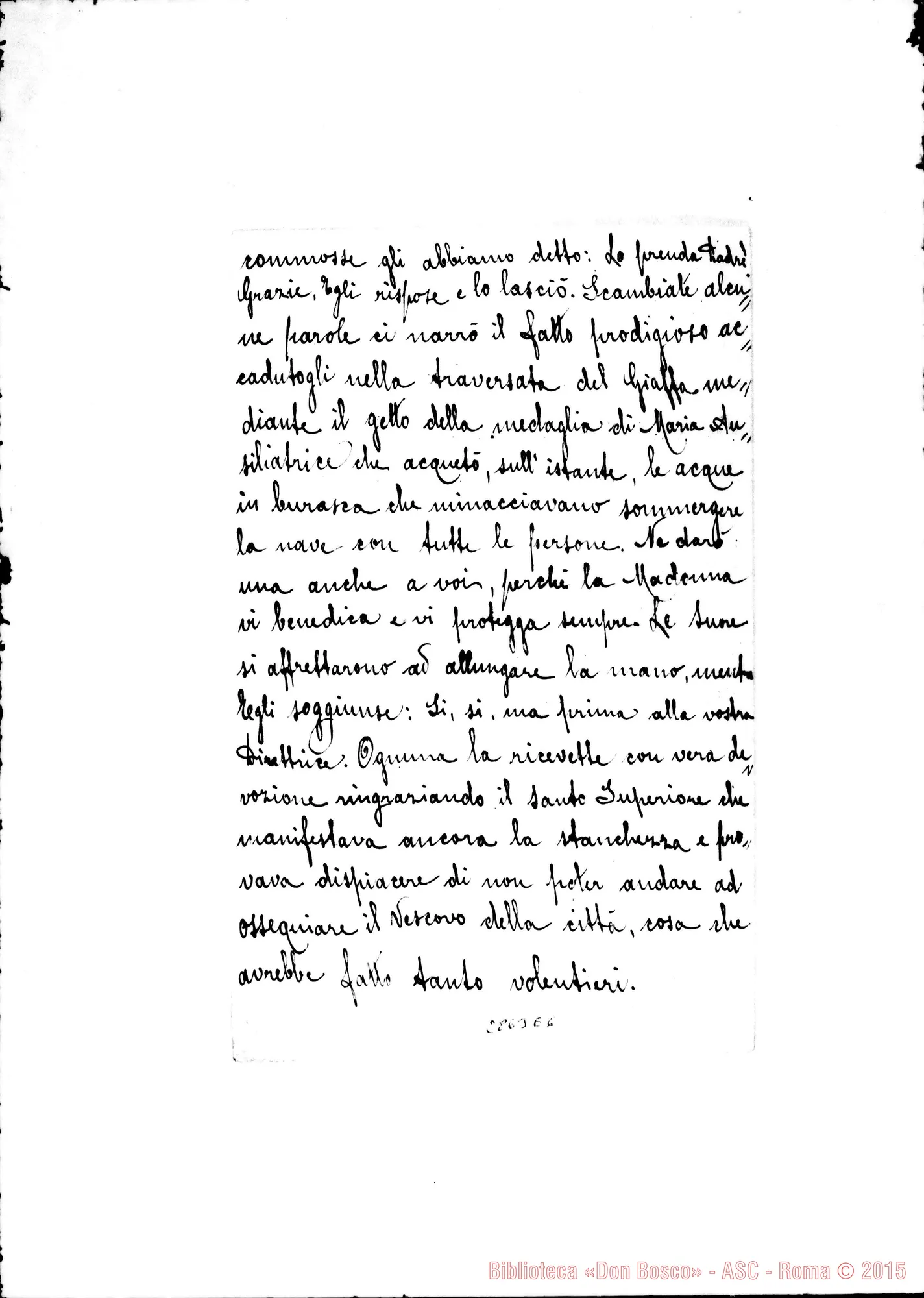 Fotogramma E 6 — Torretta Felicina, suora FMA: Testimonianze su D. Rua