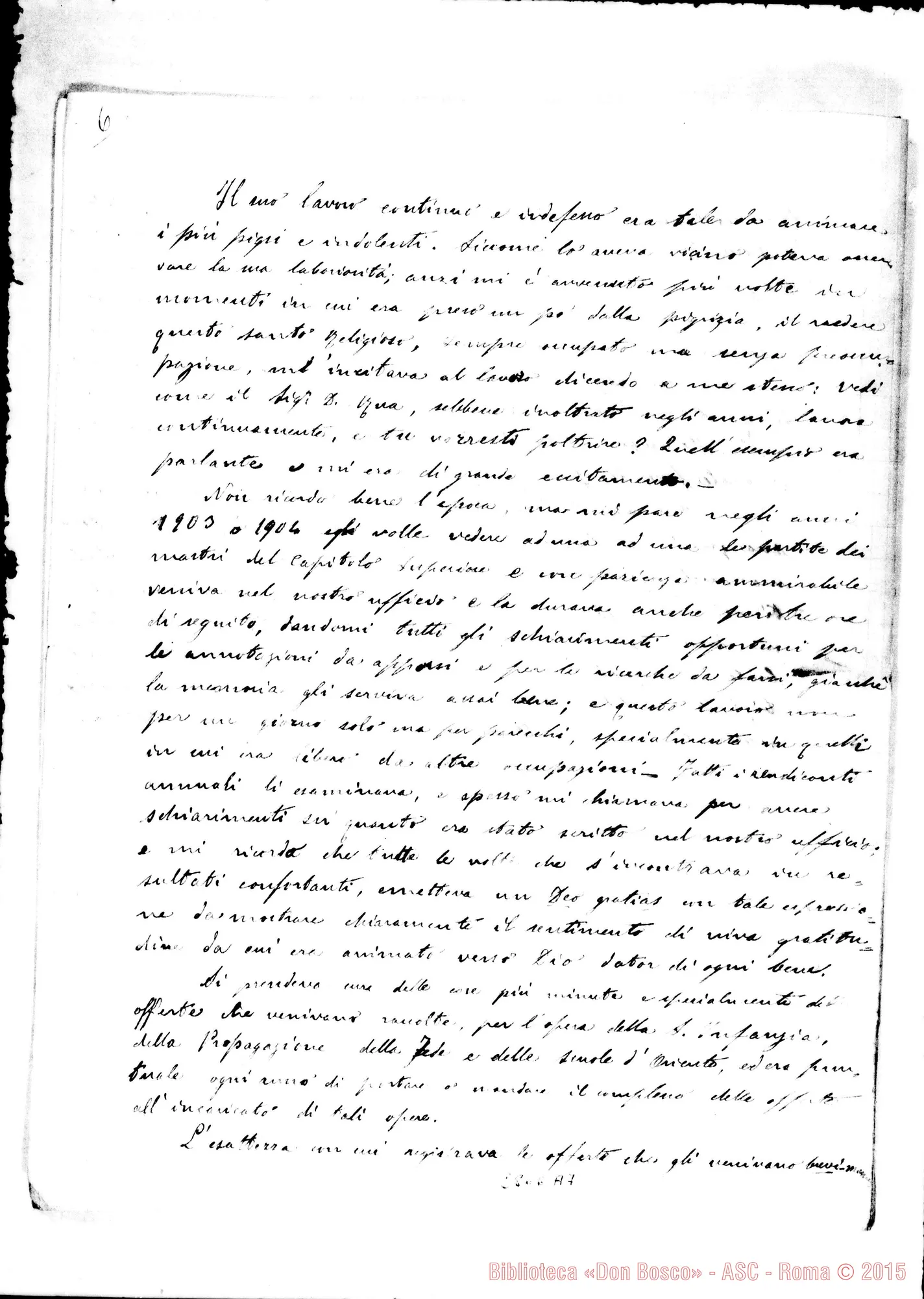 Fotogramma A 7 — Zipoli Angelo, SDB: Memorie riguardanti la vita di D. Rua