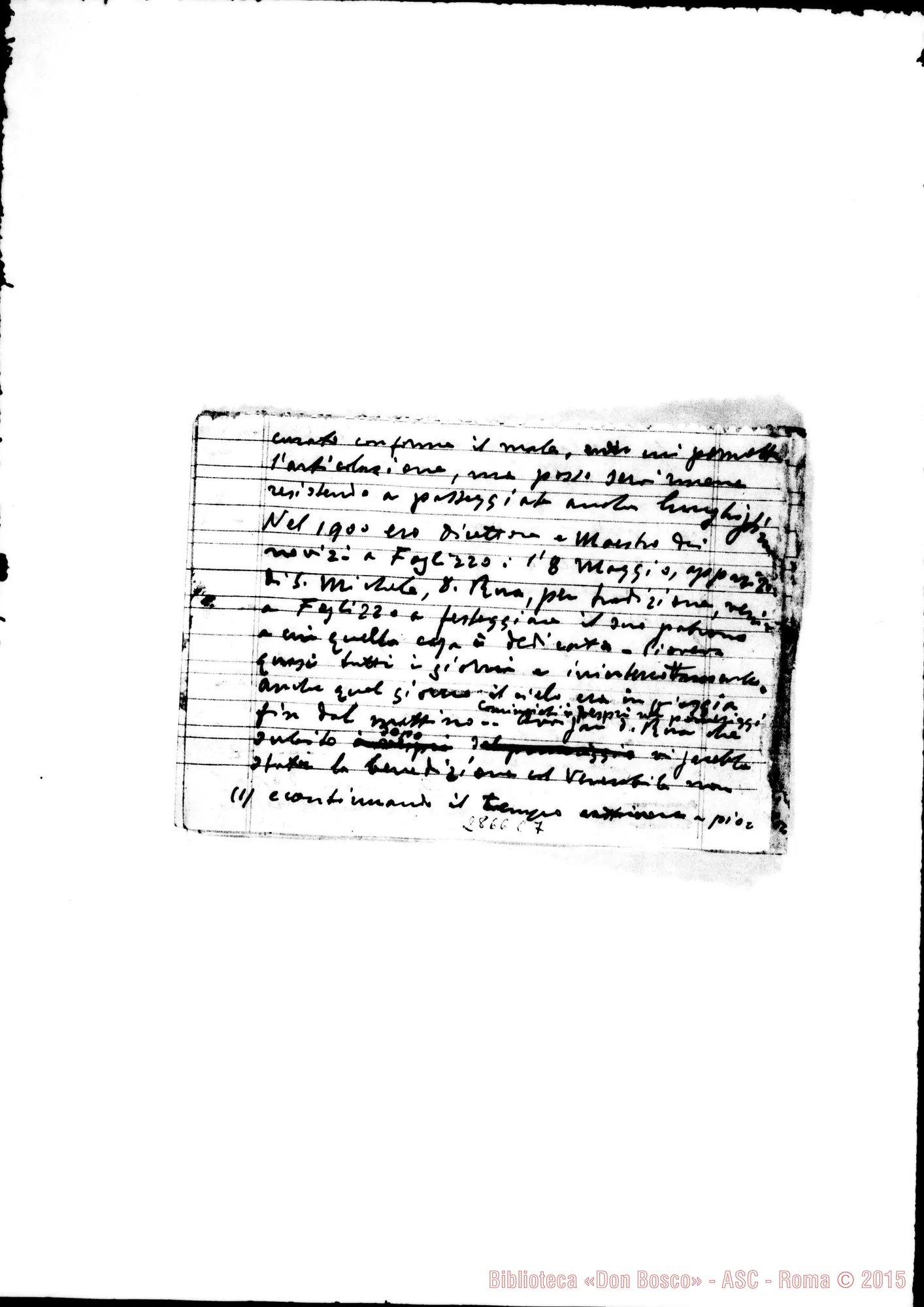 Fotogramma C 7 — Sopra D. Rua