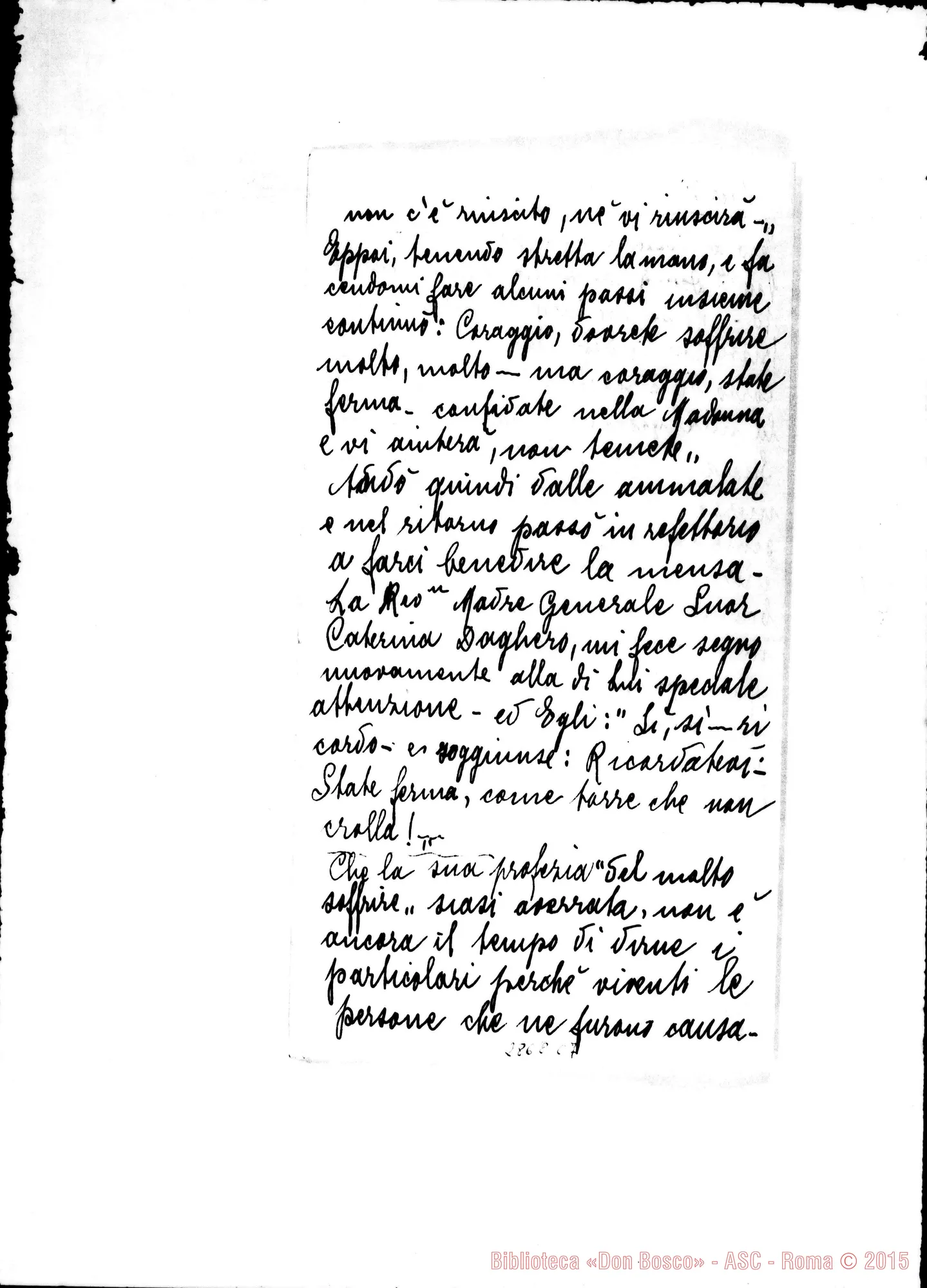Fotogramma C 7 — Gaida Caterina, suora FMA: «Il demonio voleva rubarvi, ma non c’è riuscito nè vi riuscirà»