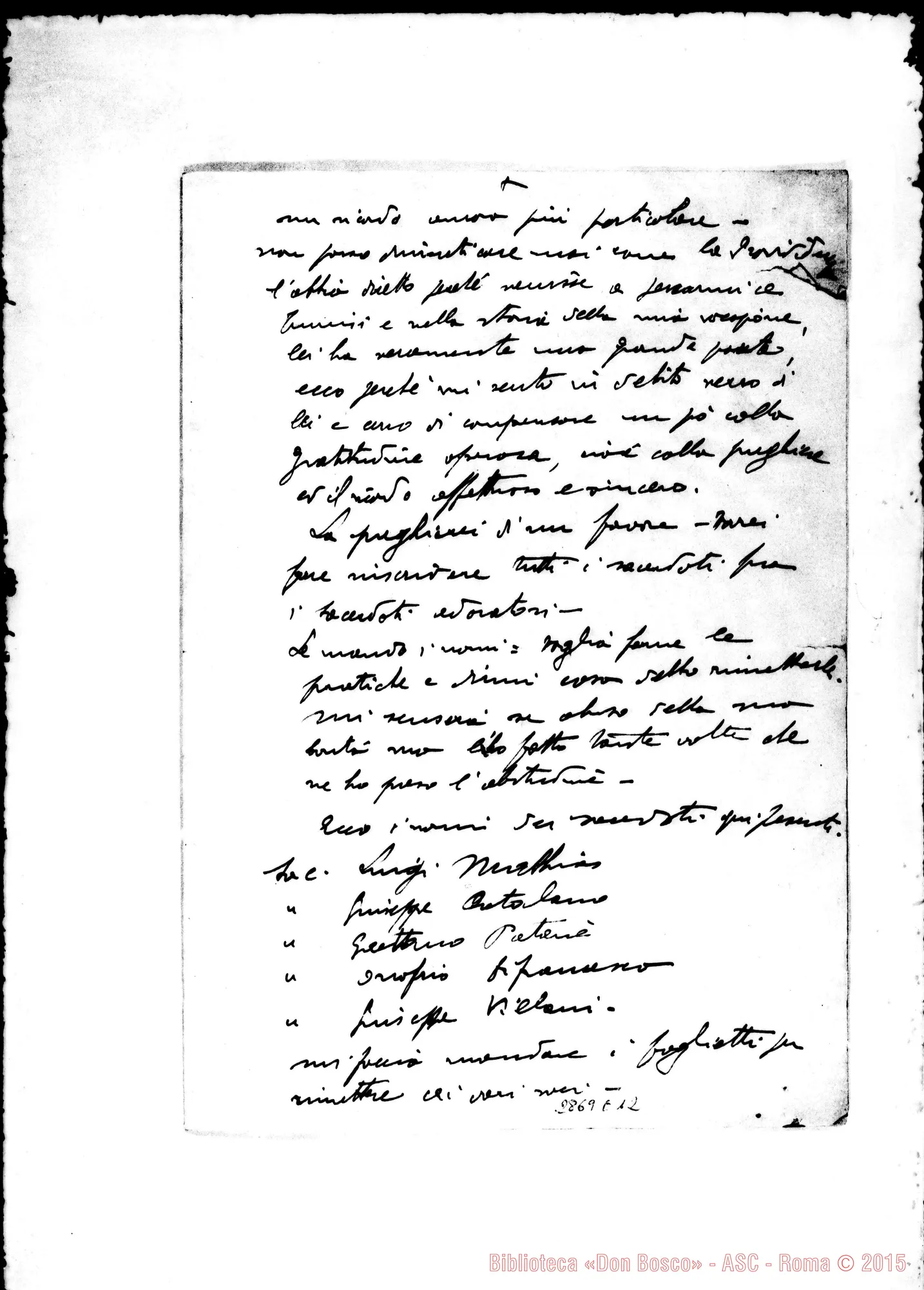 Fotogramma E 12 — Pistonio Carmelo: guarito dalla pazzia