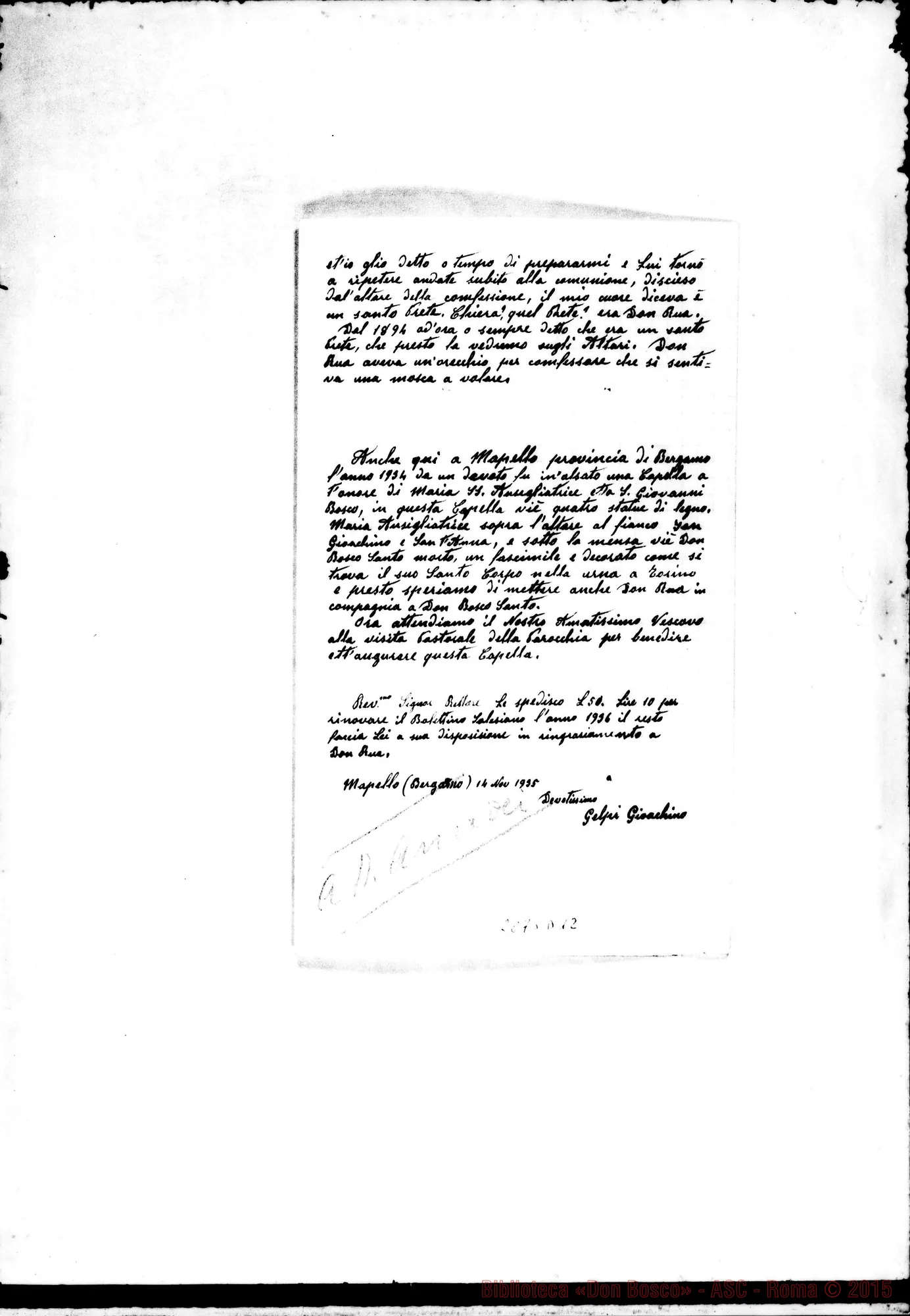 Fotogramma D 12 — Altre grazie E ricordi