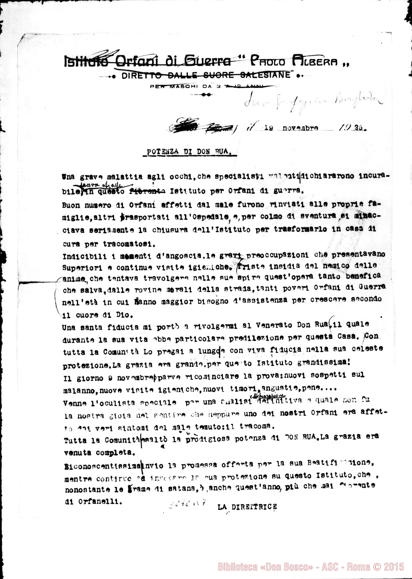 Fotogramma B 7 — Sassi, Orfani di guerra: Affetti da mal d’occhi