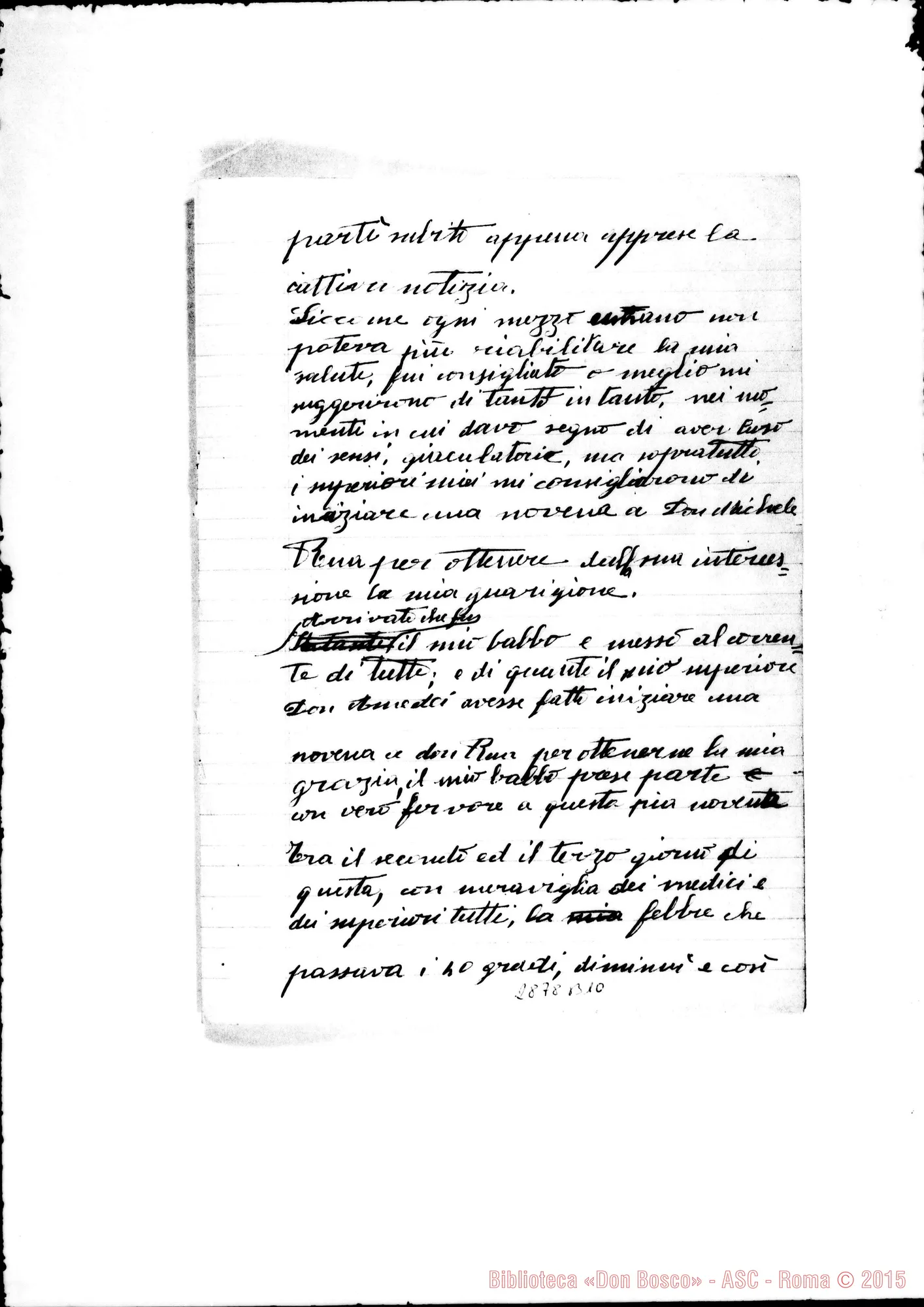 Fotogramma B 10 — Schiavi Enrico: Guarito da polmonite doppia. Torino
