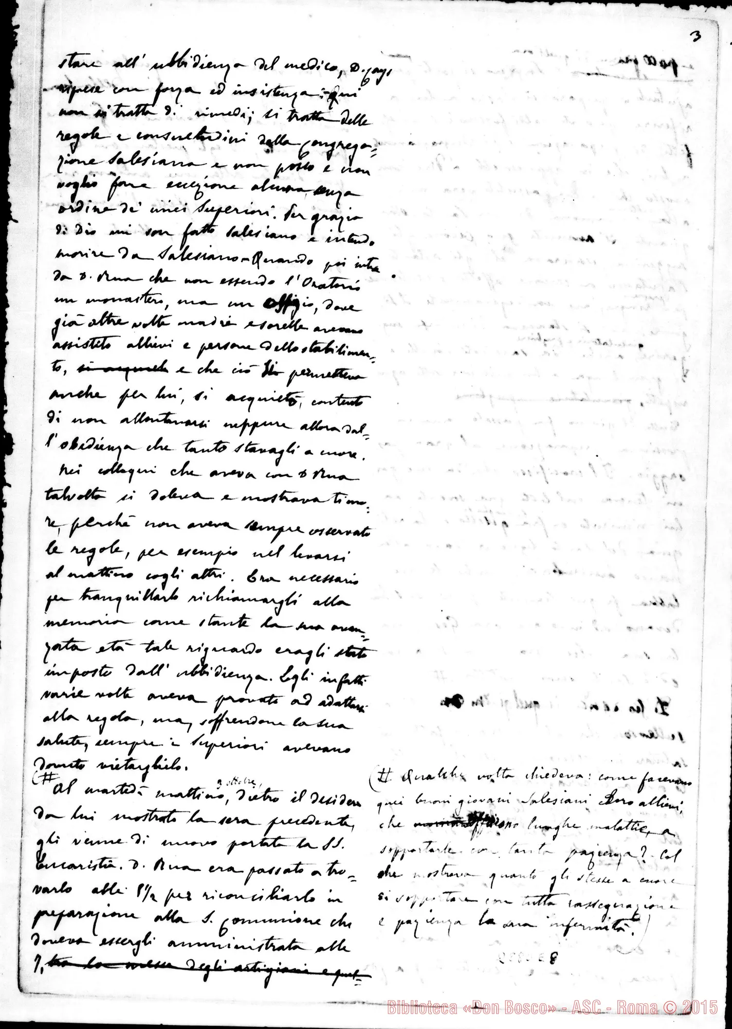 Fotogramma E 8 — Relazione sulla morte del Conte Carlo Cays