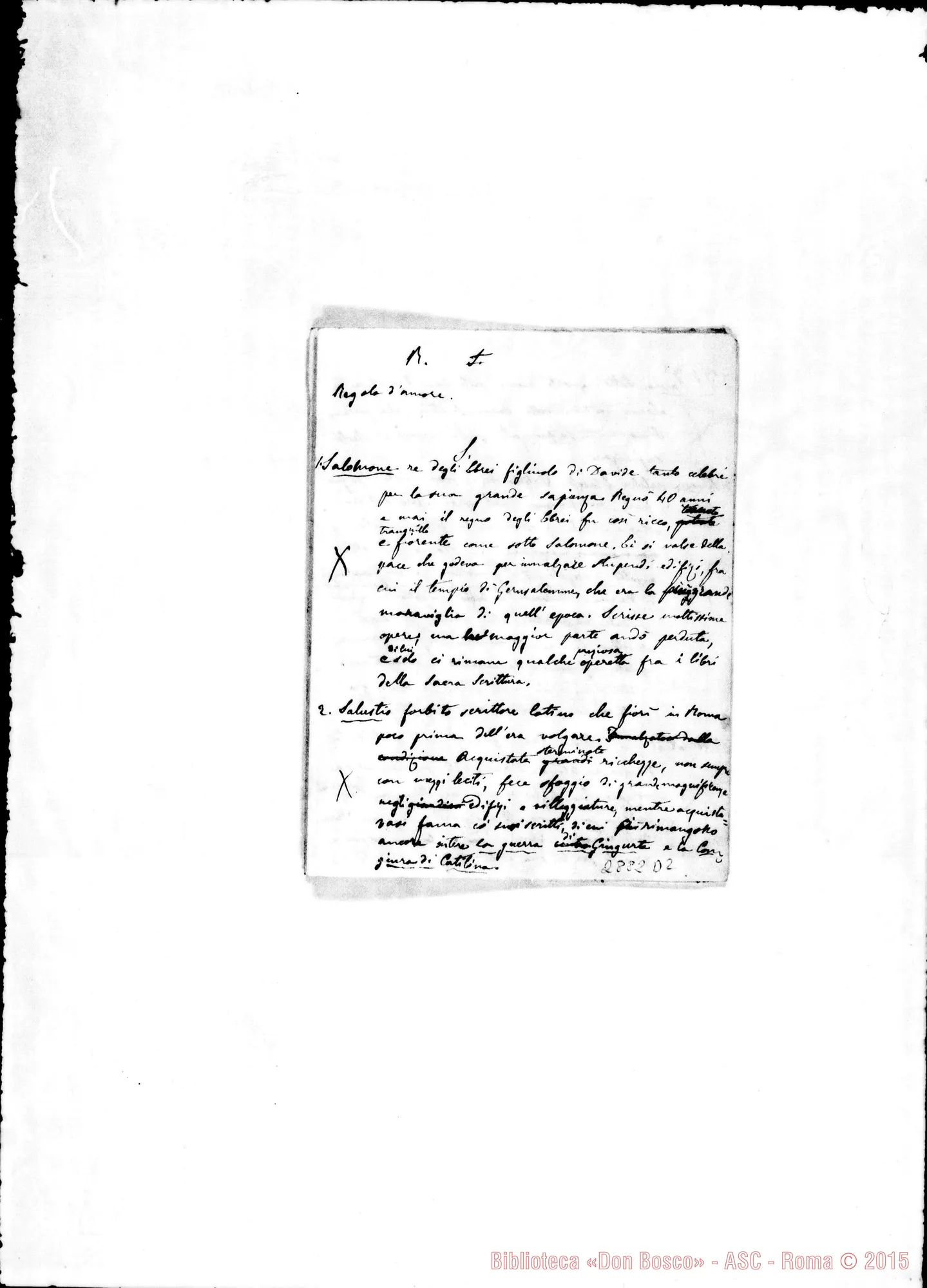 Fotogramma D 2 — Indice alfabetico delle note sugli autori
